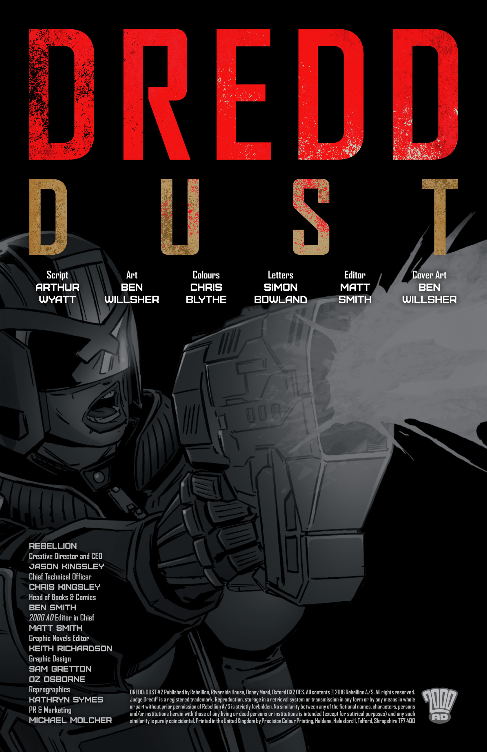 Read online Dredd: Dust comic -  Issue #2 - 2