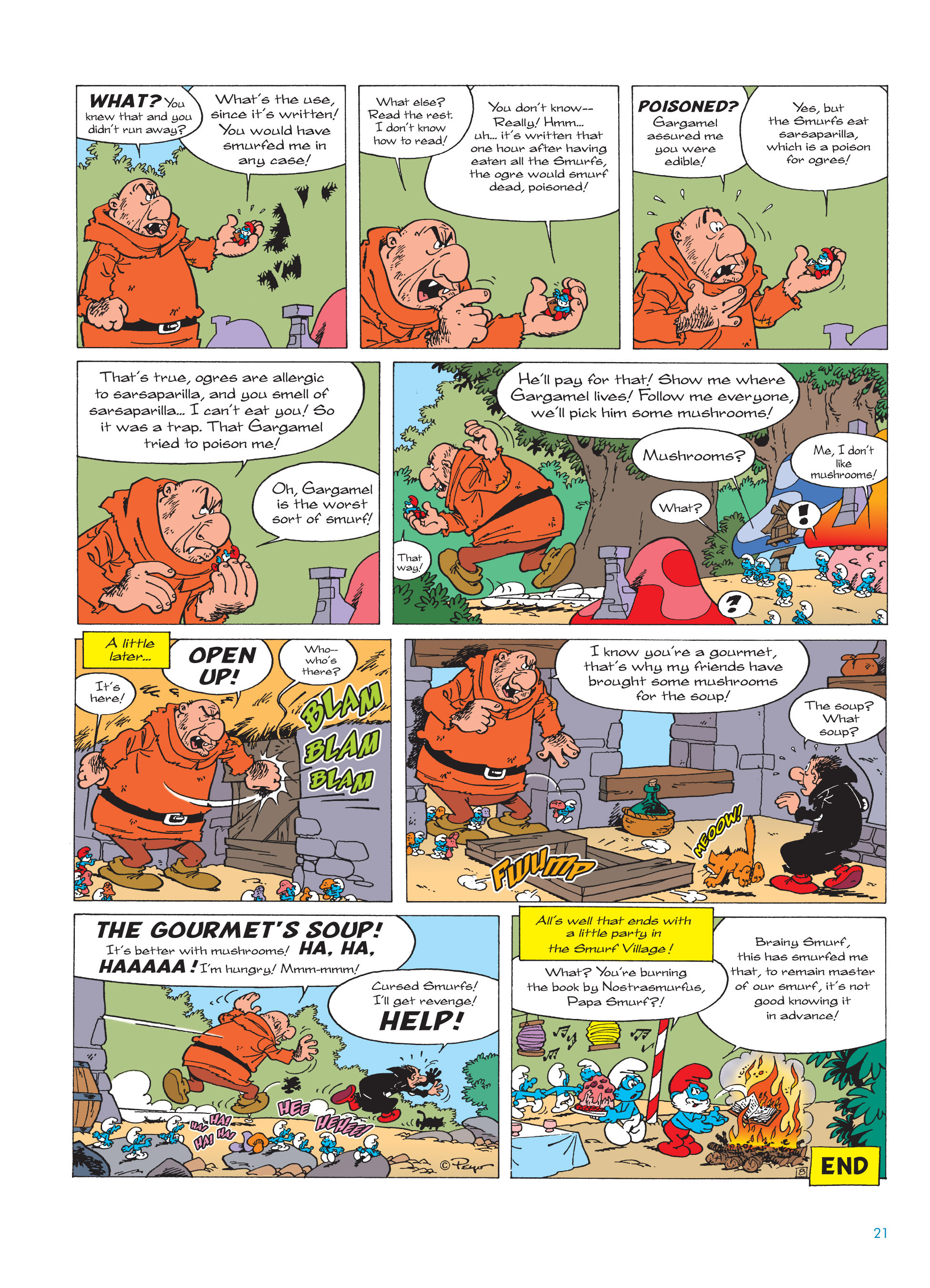 Read online The Smurfs Christmas comic -  Issue # Full - 21