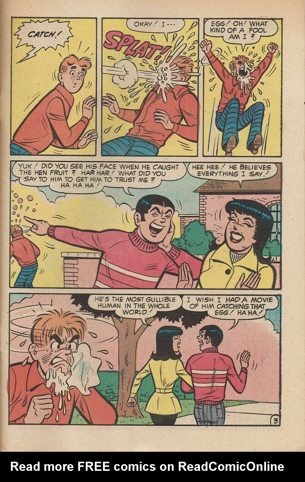Read online Reggie and Me (1966) comic -  Issue #51 - 47