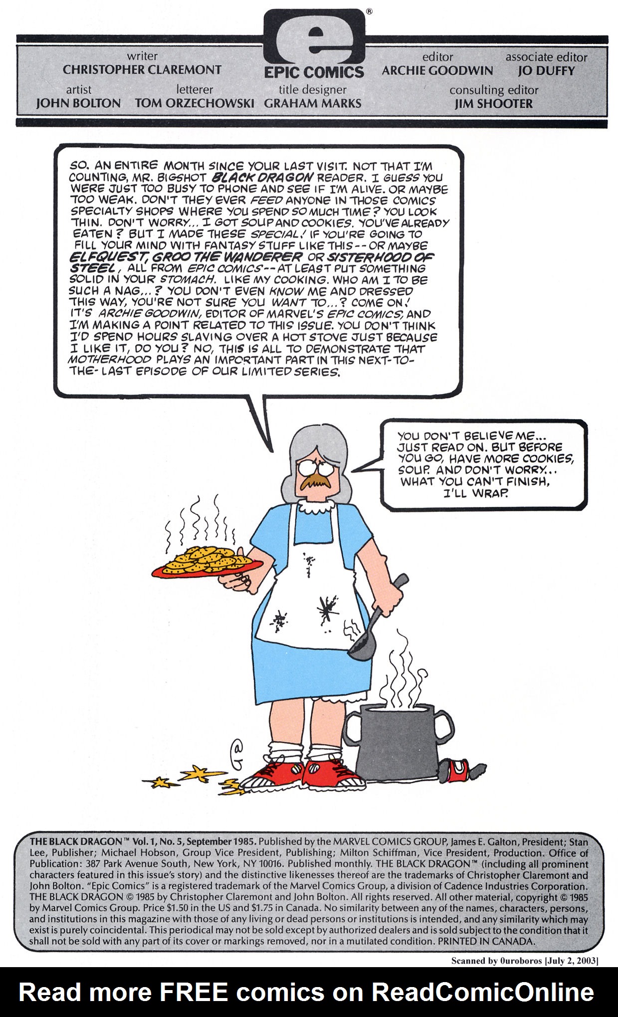 Read online The Black Dragon comic -  Issue #5 - 2