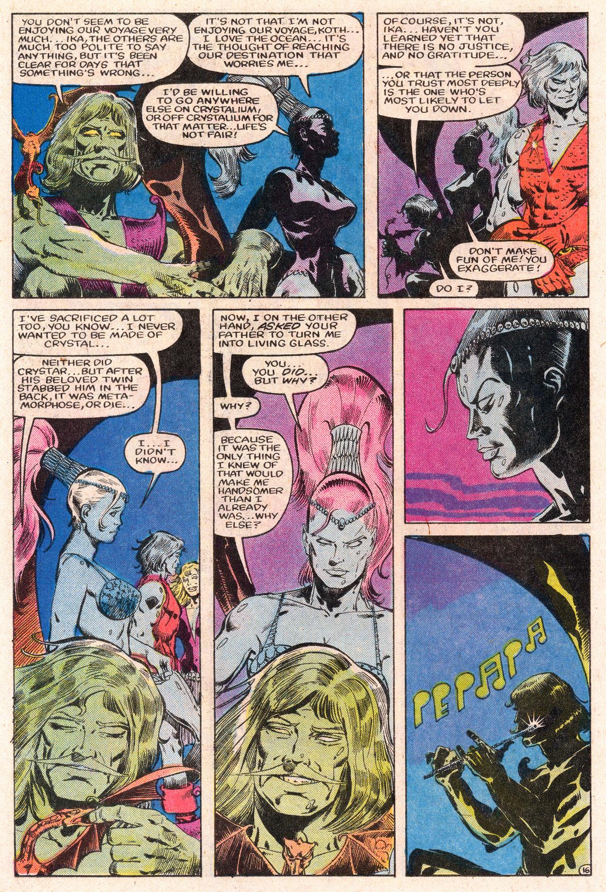 Read online The Saga of Crystar, Crystal Warrior comic -  Issue #7 - 17