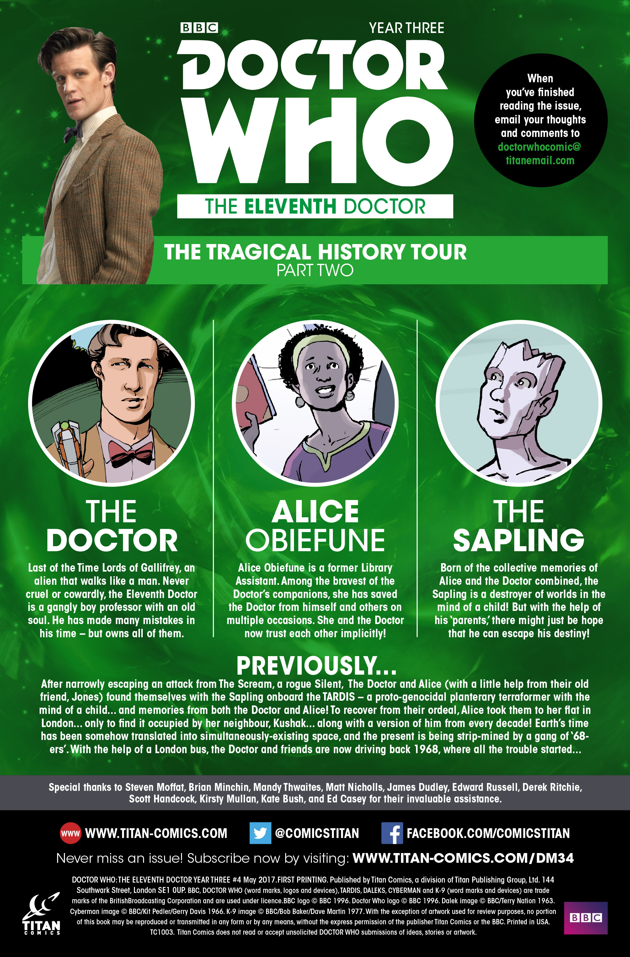 Read online Doctor Who: The Eleventh Doctor Year Three comic -  Issue #4 - 5