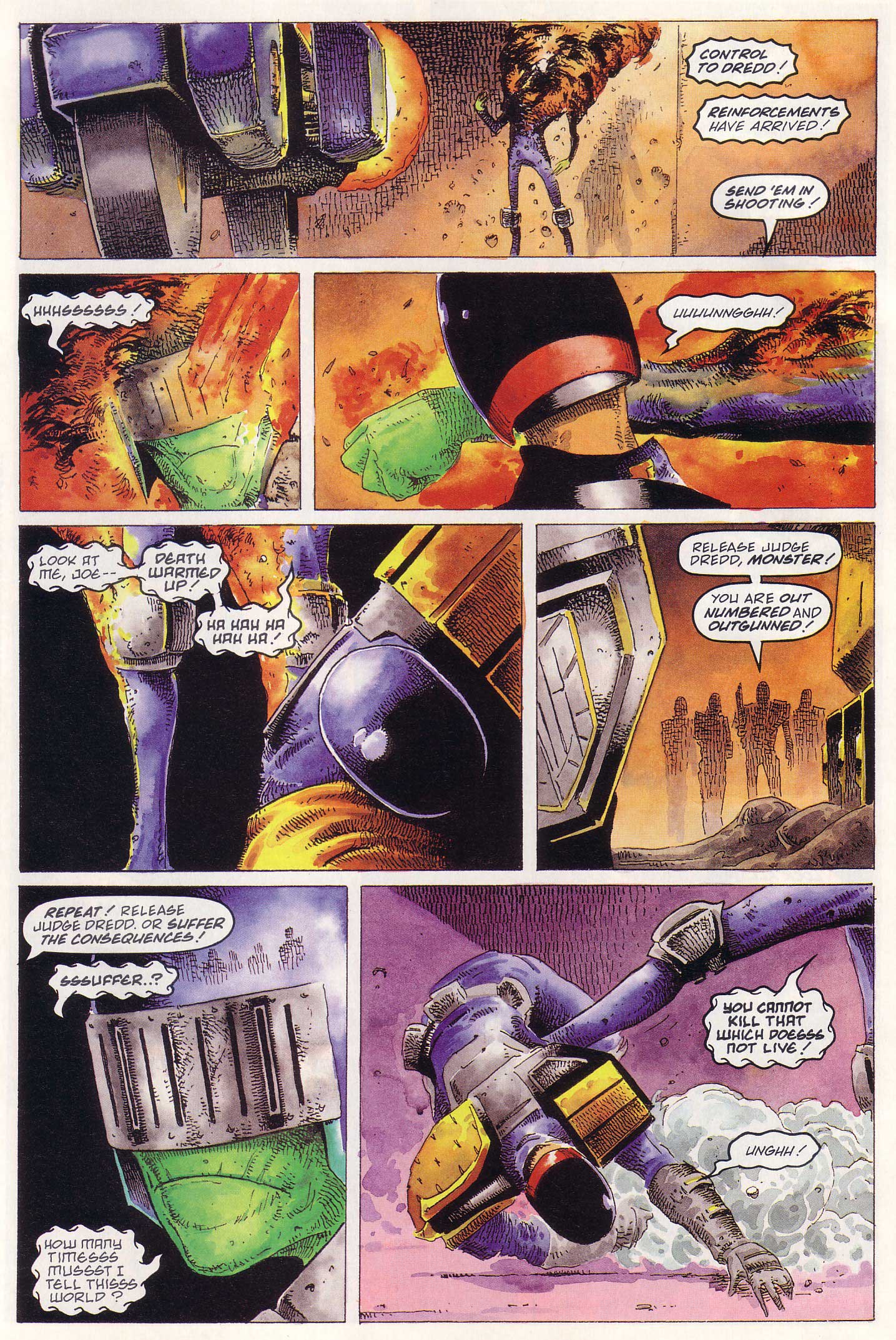 Read online Judge Dredd Lawman of the Future comic -  Issue #9 - 6