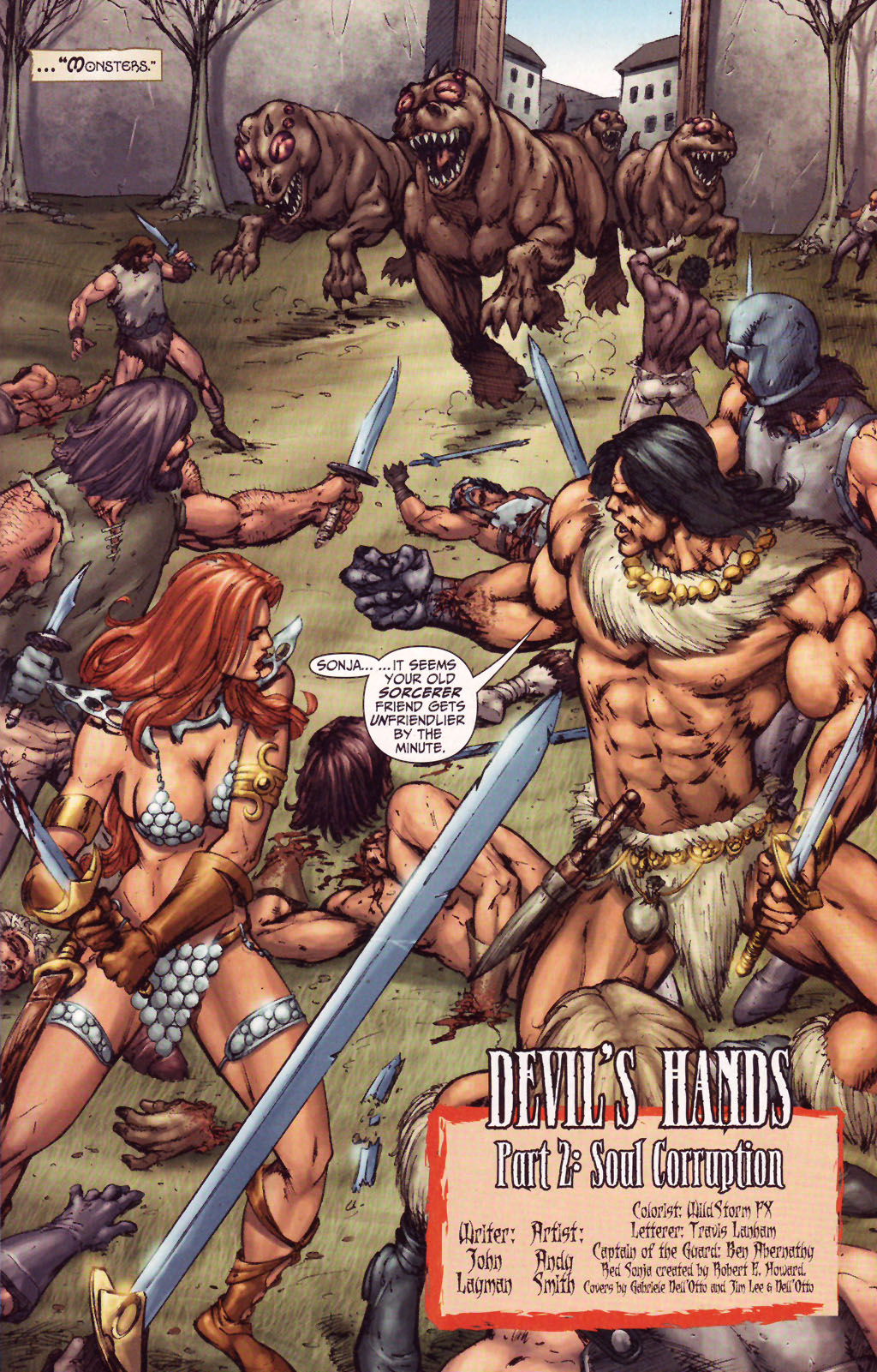 Read online Red Sonja / Claw The Unconquered: Devil's Hands comic -  Issue # TPB - 28
