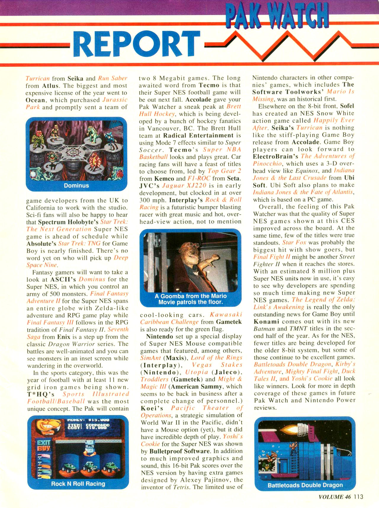 Read online Nintendo Power comic -  Issue #46 - 124