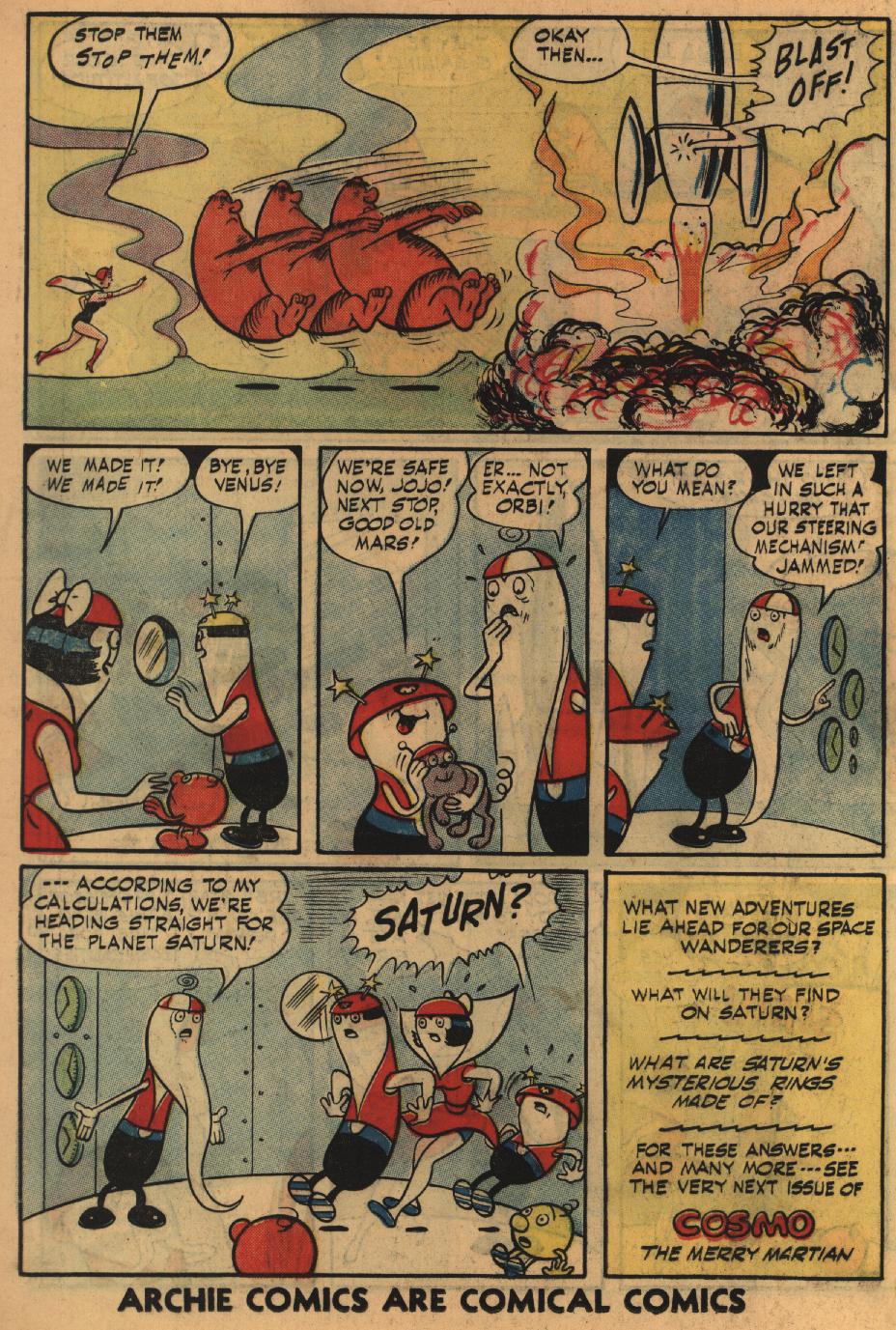 Read online Cosmo the Merry Martian comic -  Issue #4 - 34