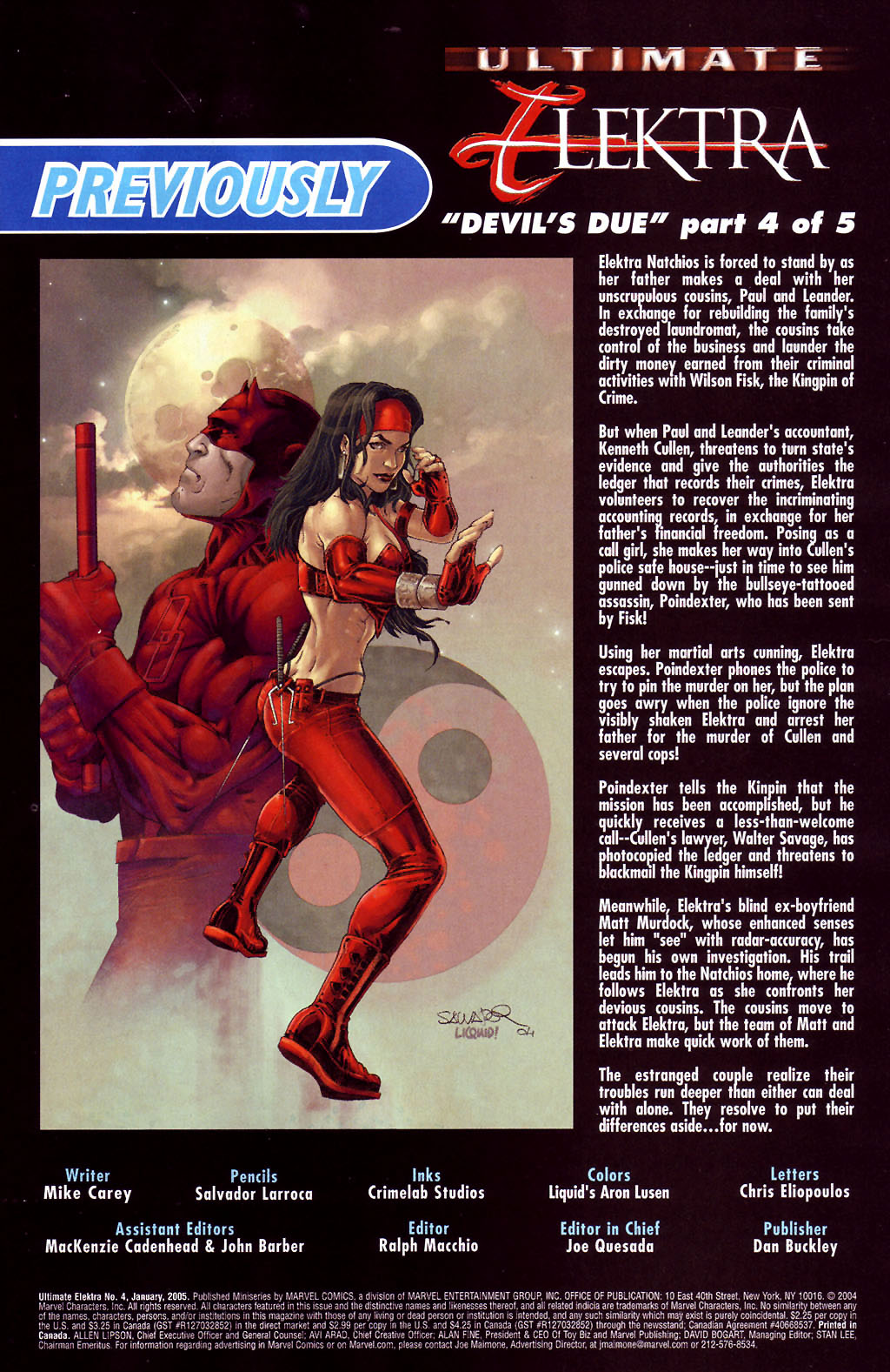 Read online Ultimate Elektra comic -  Issue #4 - 3