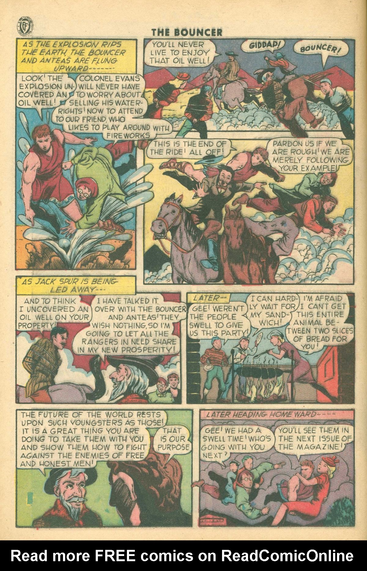 Read online The Bouncer (1944) comic -  Issue #14 - 12