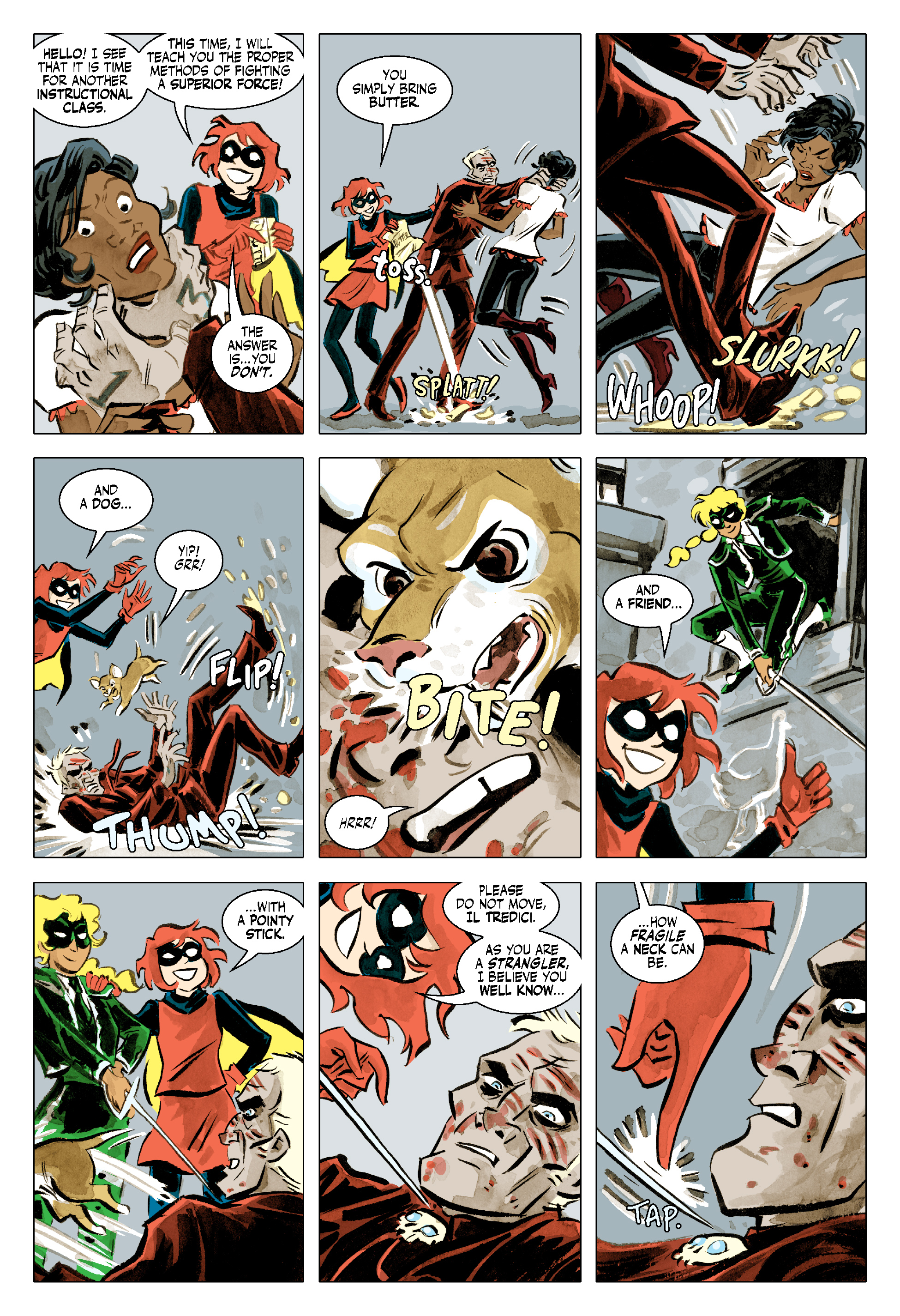 Read online Bandette (2012) comic -  Issue #18 - 22
