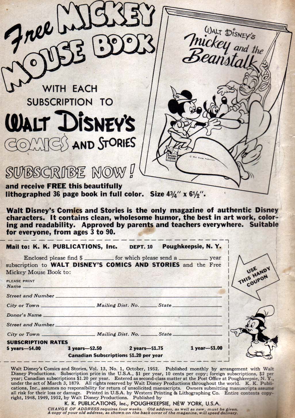 Walt Disney's Comics and Stories issue 145 - Page 2