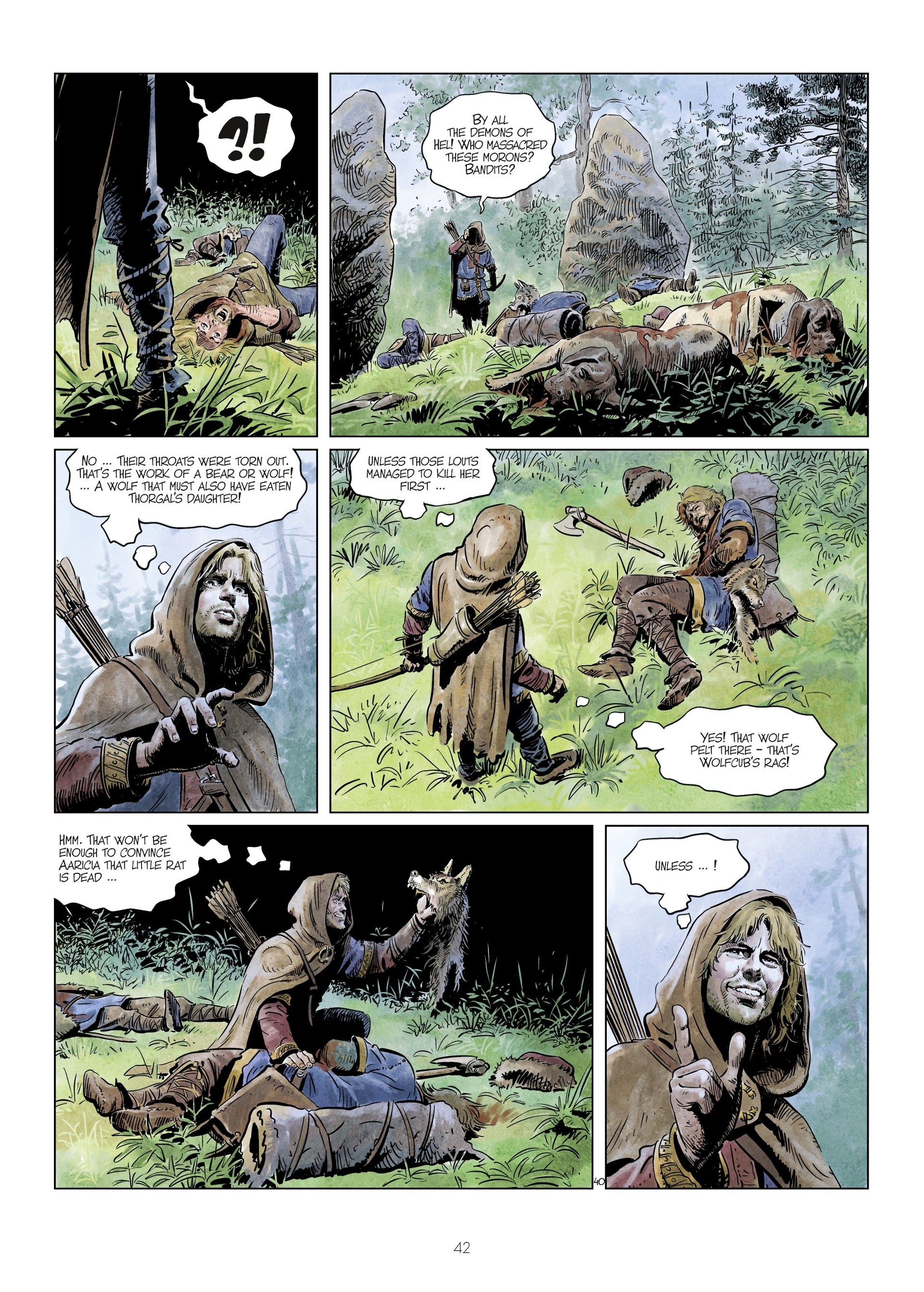 Read online The World of Thorgal: Wolfcub comic -  Issue #4 - 44