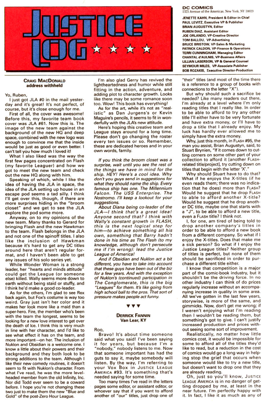 Read online Justice League America comic -  Issue #97 - 24