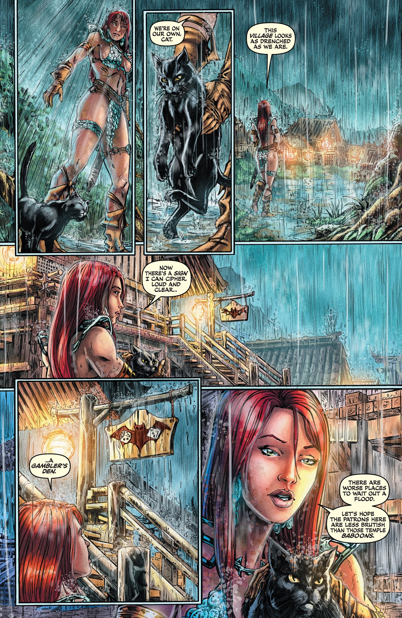 Read online Red Sonja Deluge comic -  Issue # Full - 10