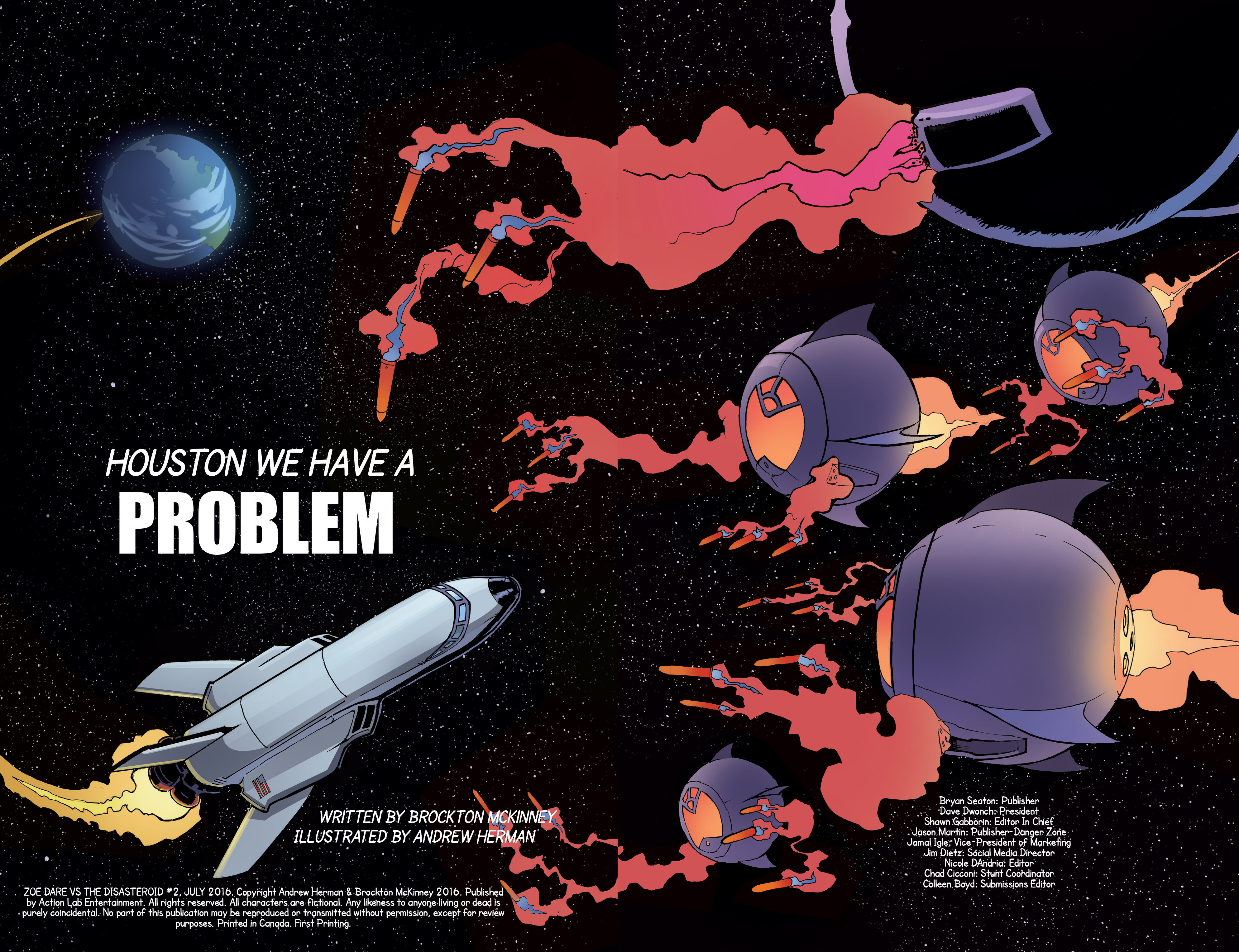 Read online Zoe Dare Versus The Disasteroid comic -  Issue #2 - 3