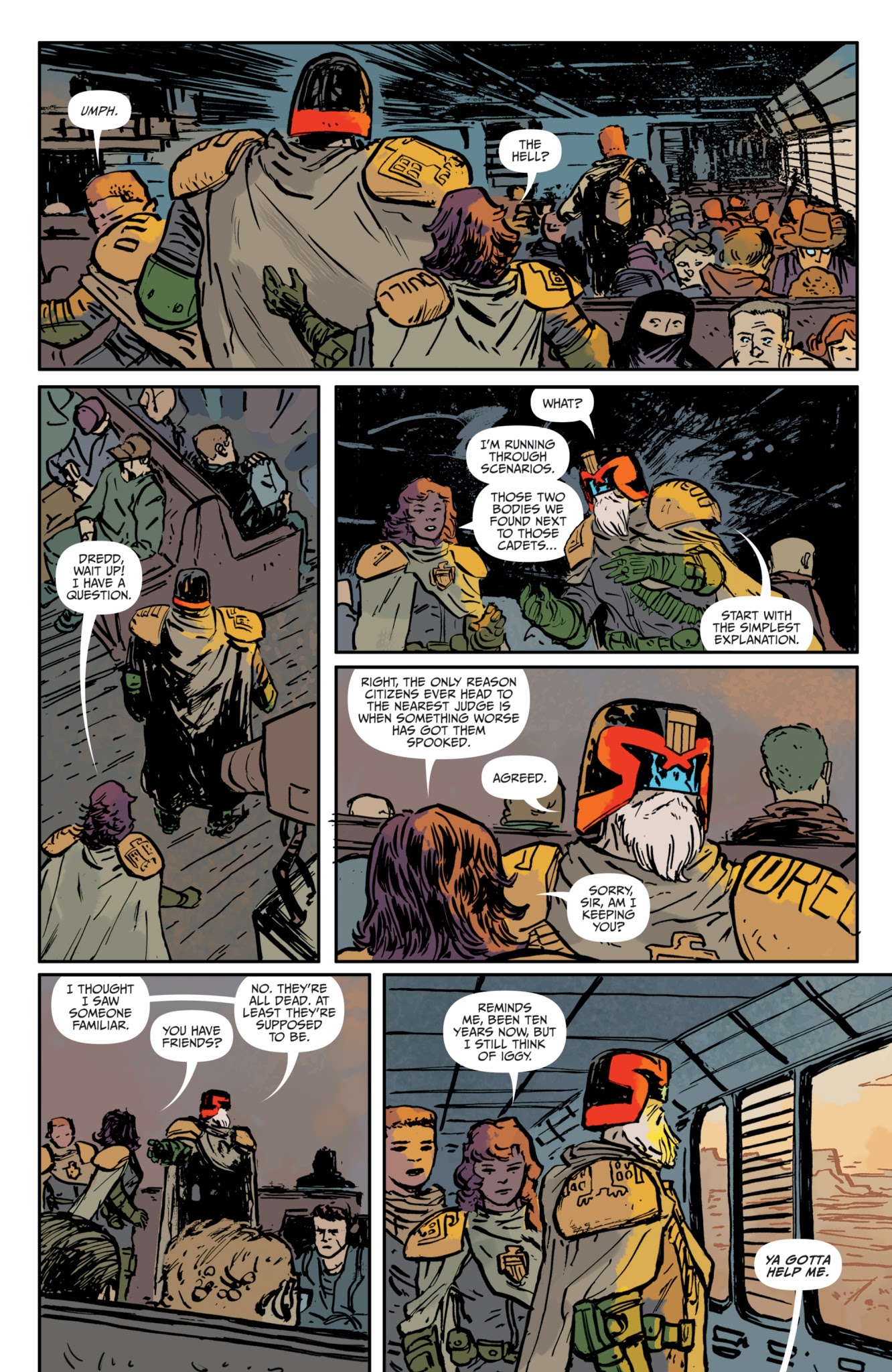 Read online Judge Dredd: The Blessed Earth comic -  Issue #3 - 7