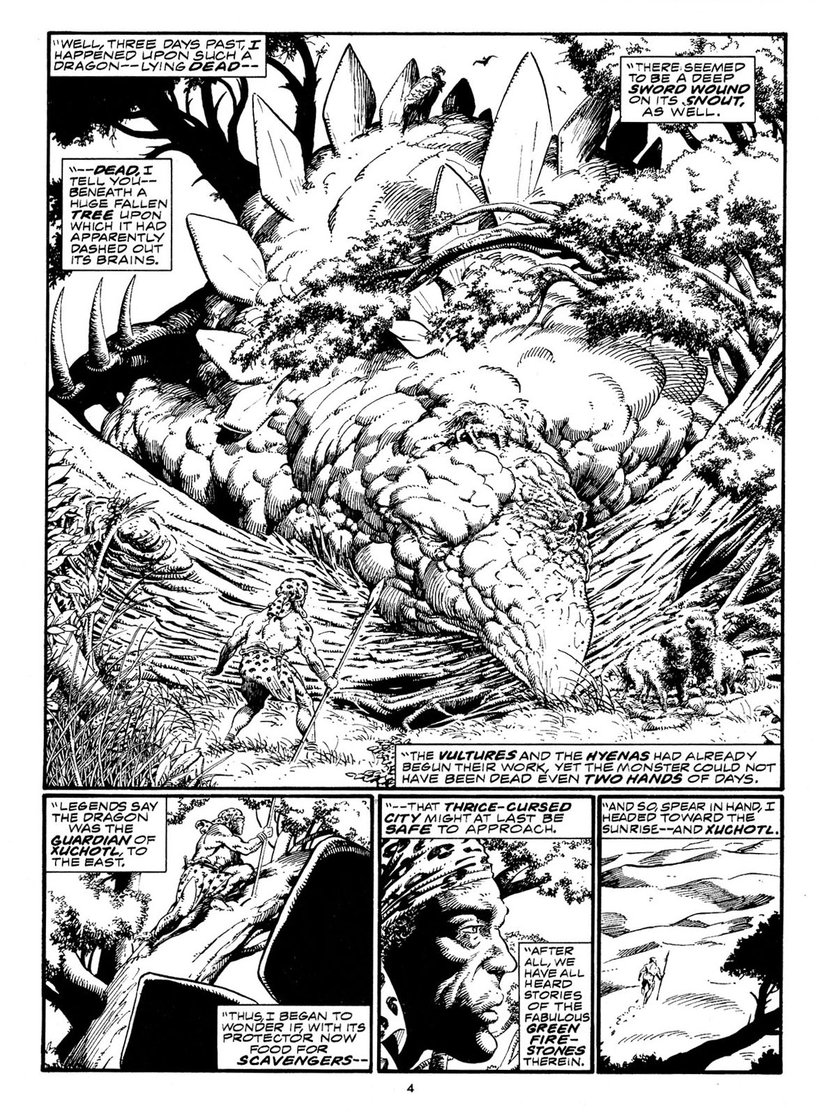 Read online The Savage Sword Of Conan comic -  Issue #211 - 6