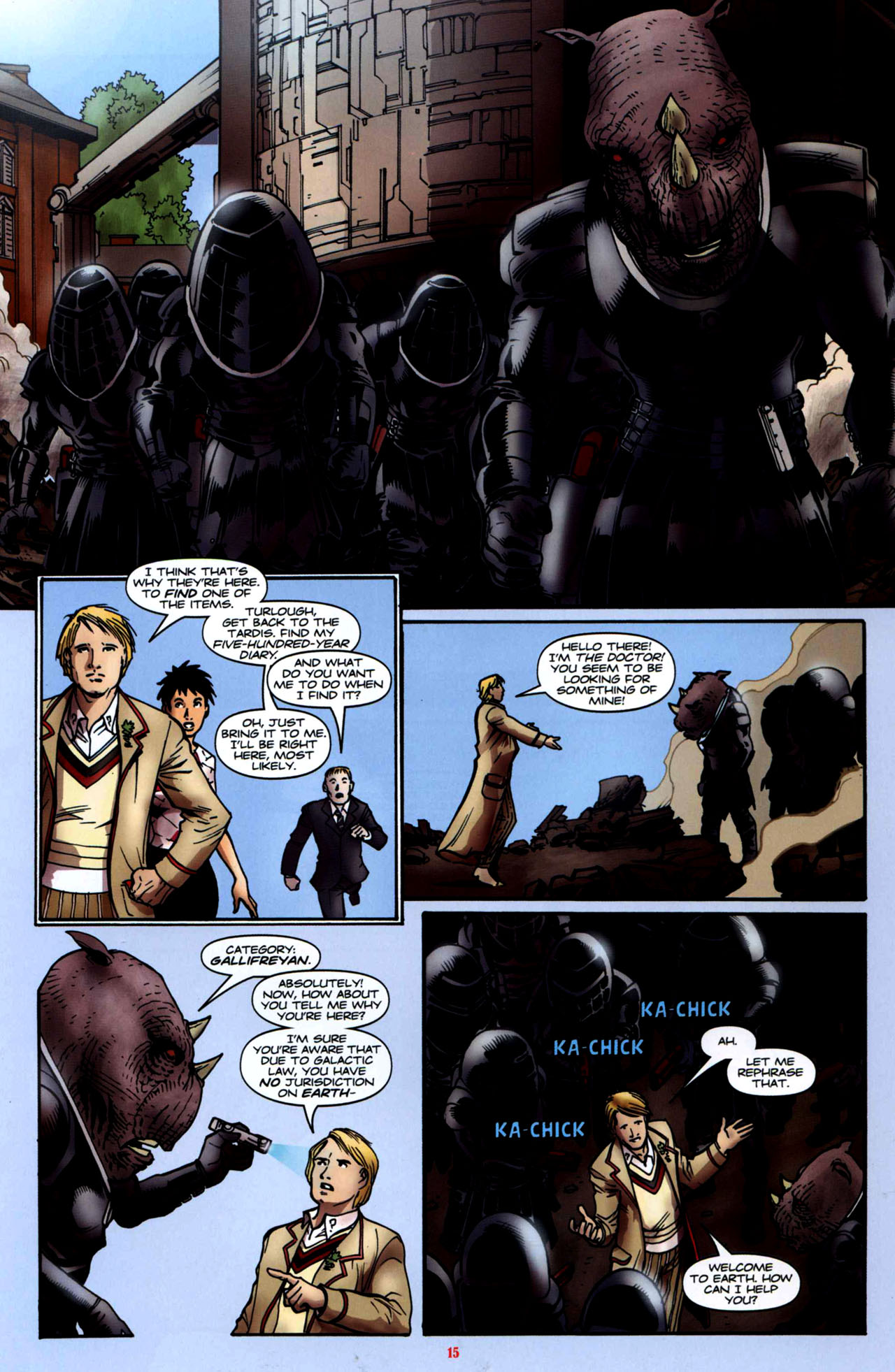 Read online Doctor Who: The Forgotten comic -  Issue #3 - 16