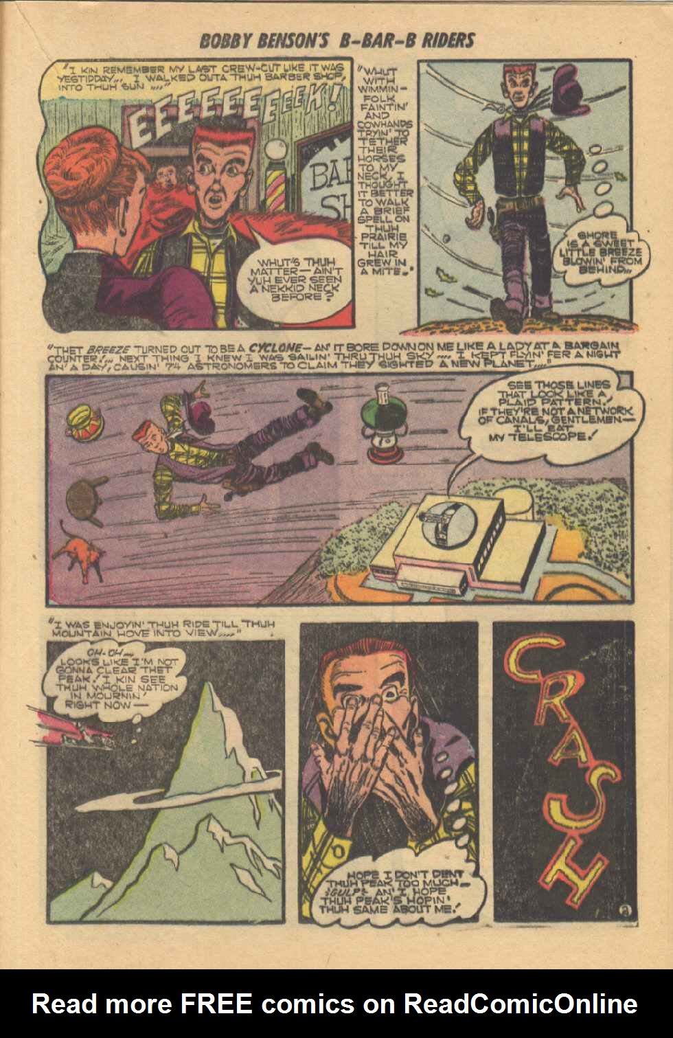 Read online Bobby Benson's B-Bar-B Riders comic -  Issue #19 - 21