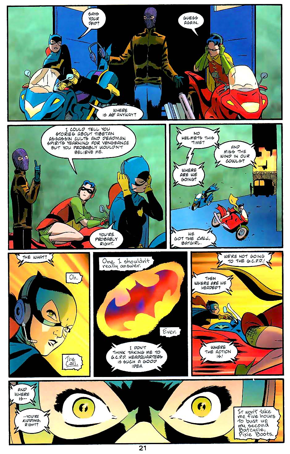 Read online Batgirl Year One comic -  Issue #7 - 21