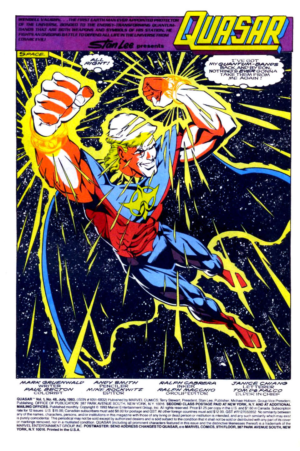 Read online Quasar comic -  Issue #48 - 2