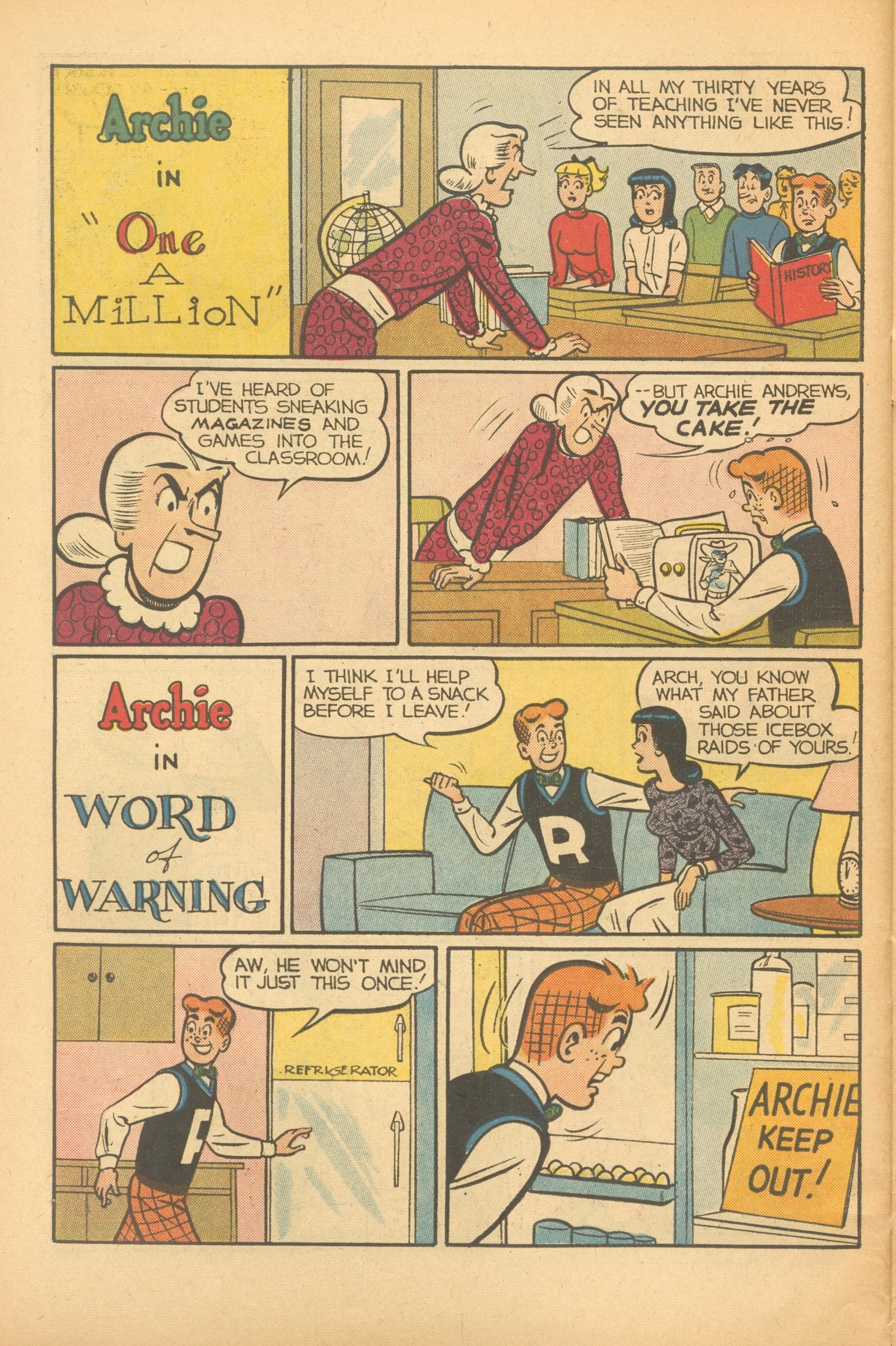 Read online Archie's Joke Book Magazine comic -  Issue #54 - 30