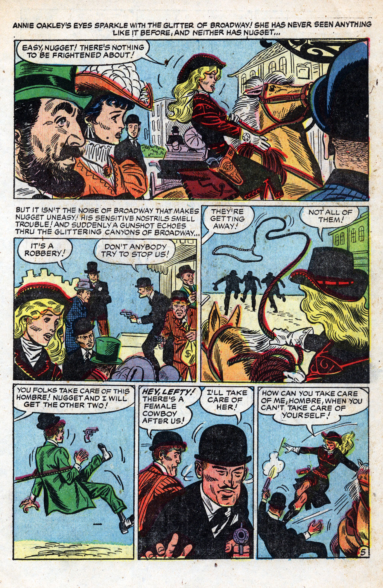 Read online Annie Oakley comic -  Issue #8 - 7