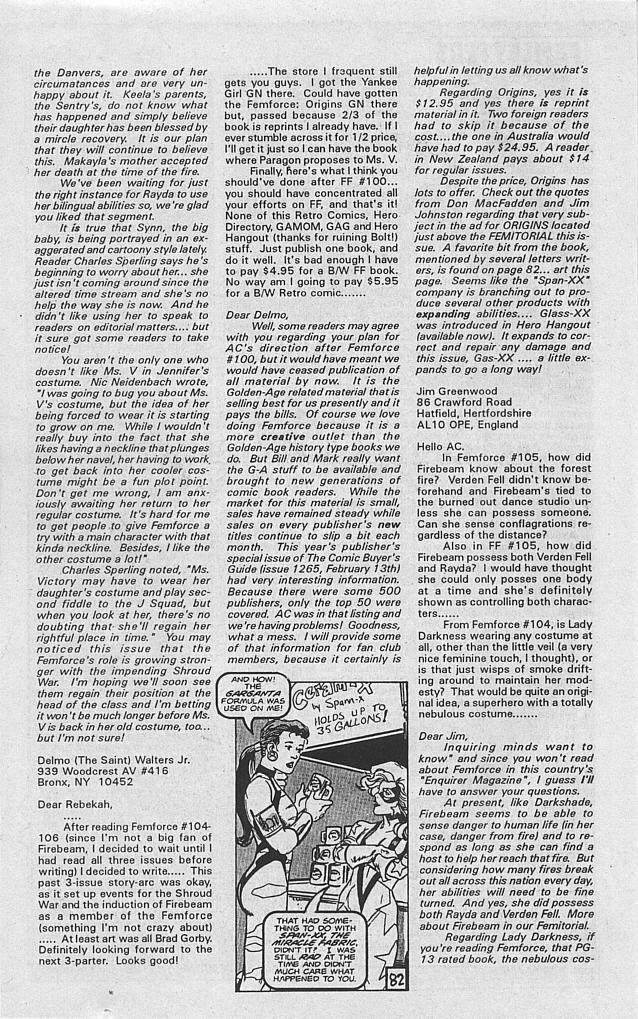 Read online Femforce comic -  Issue #107 - 28