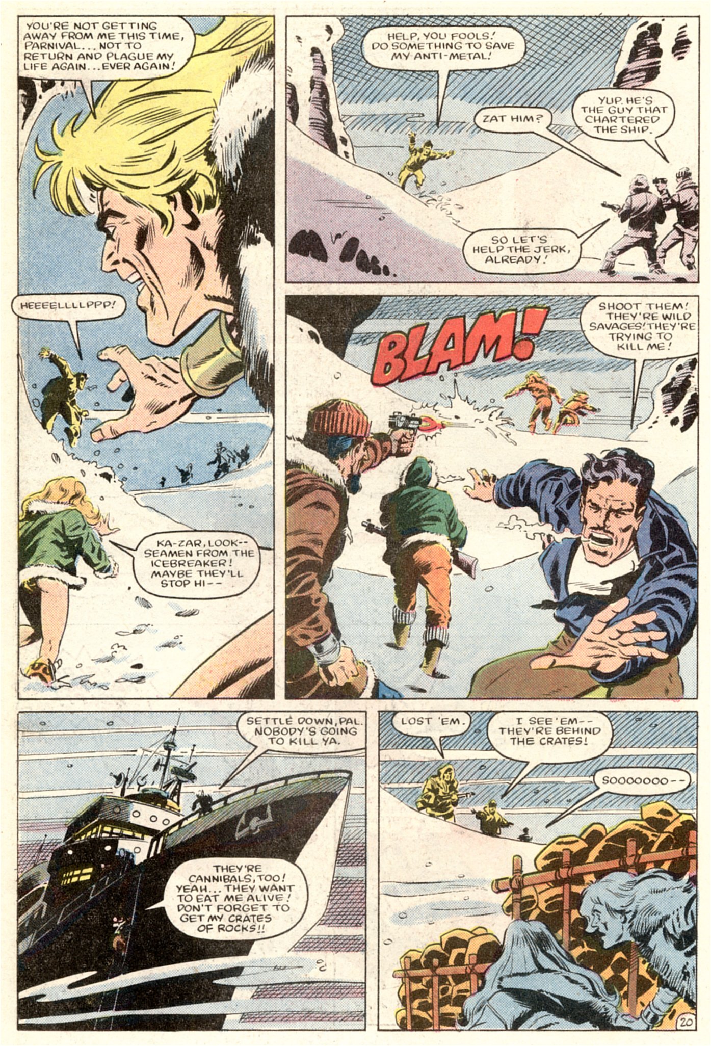 Read online Ka-Zar the Savage comic -  Issue #33 - 22