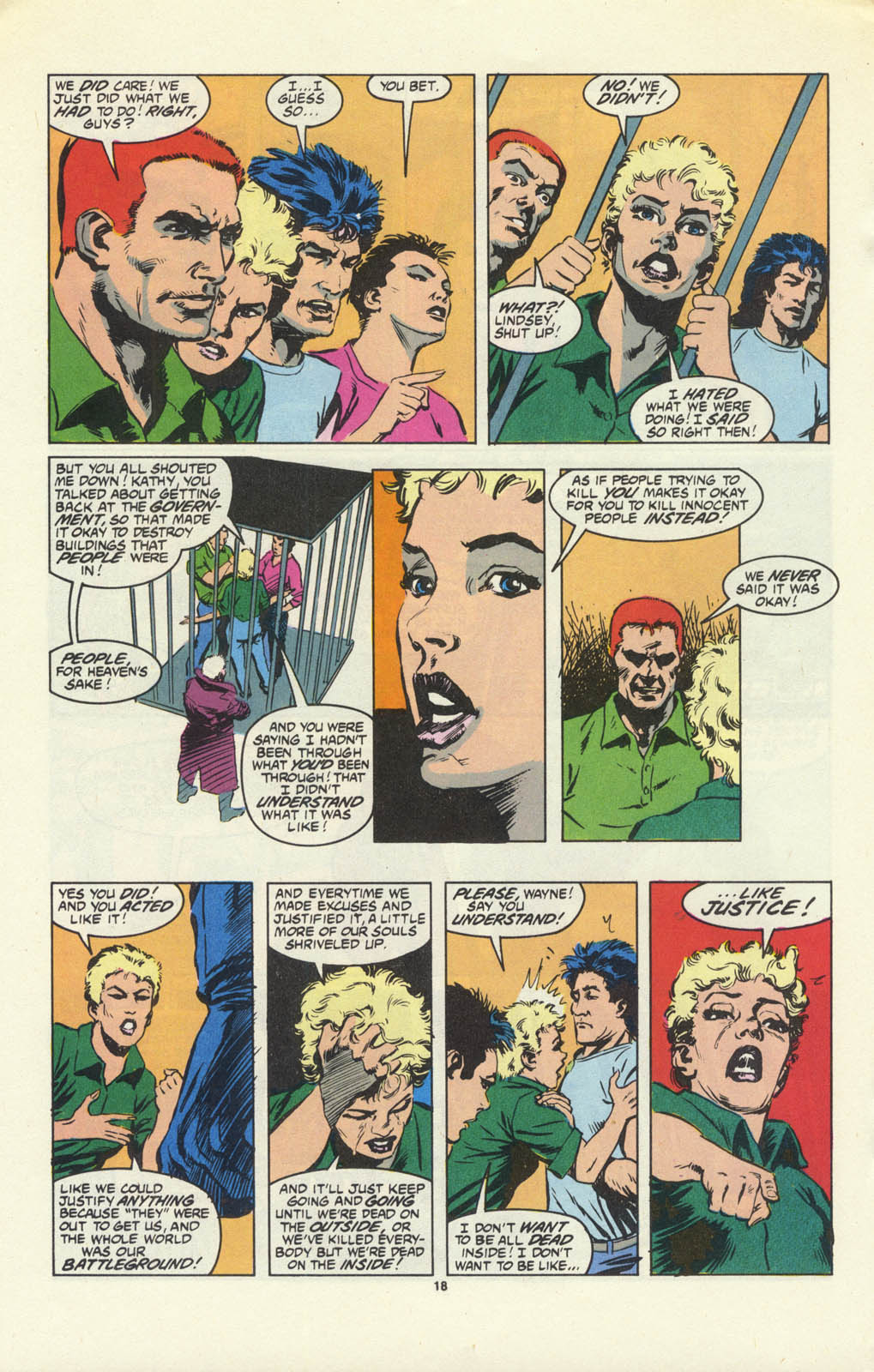 Read online Justice (1986) comic -  Issue #30 - 19