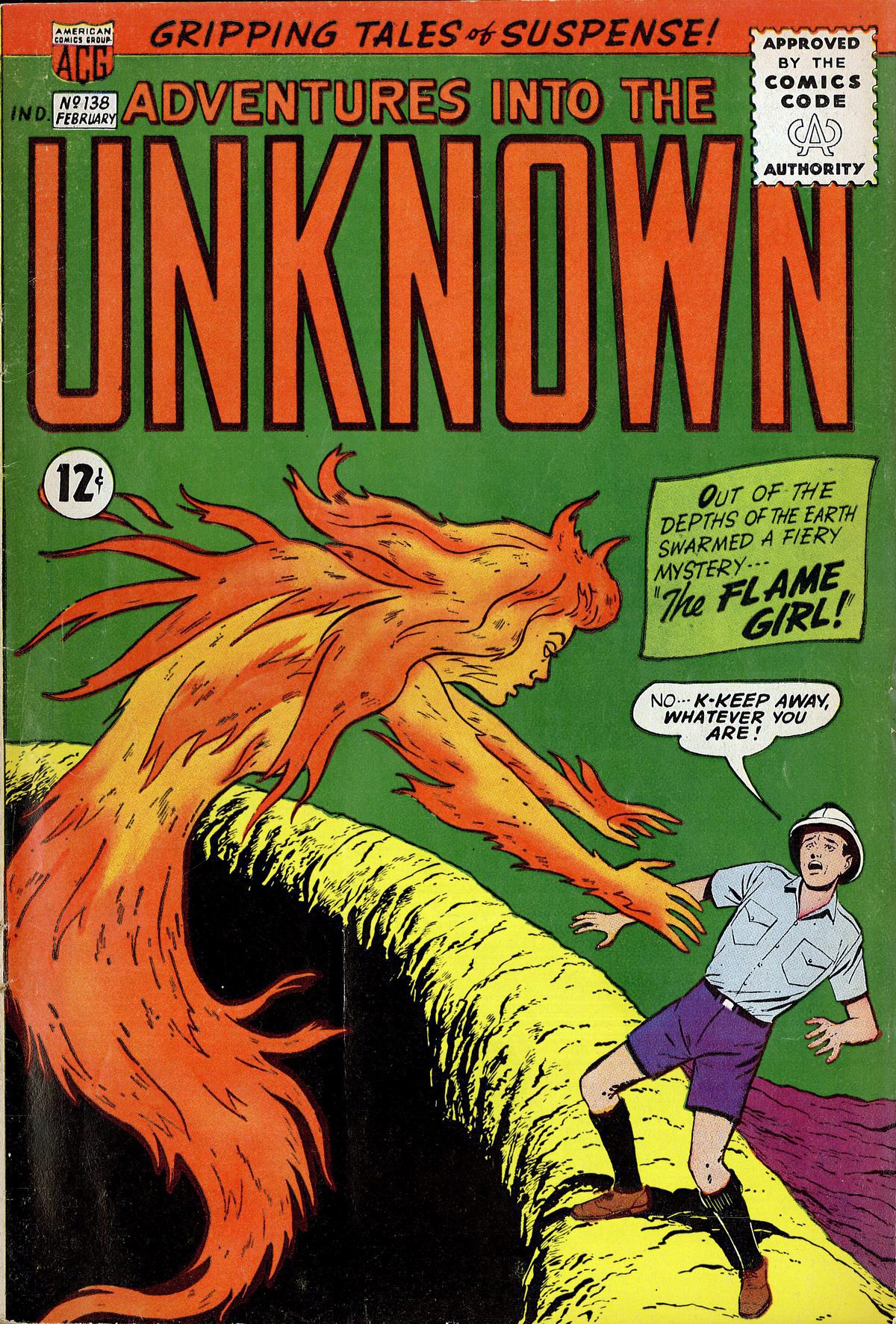 Read online Adventures Into The Unknown comic -  Issue #138 - 1