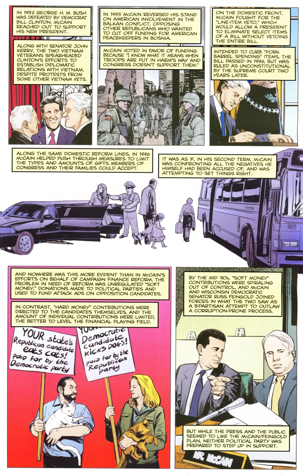 Read online Presidential Material: John McCain comic -  Issue # Full - 25