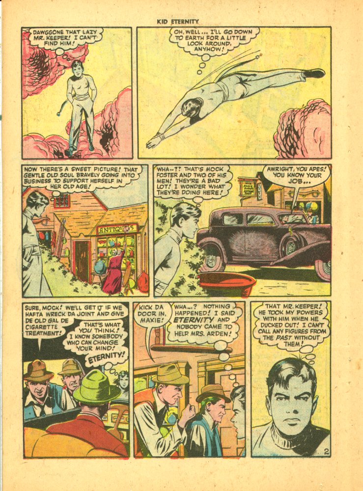 Read online Kid Eternity (1946) comic -  Issue #4 - 16