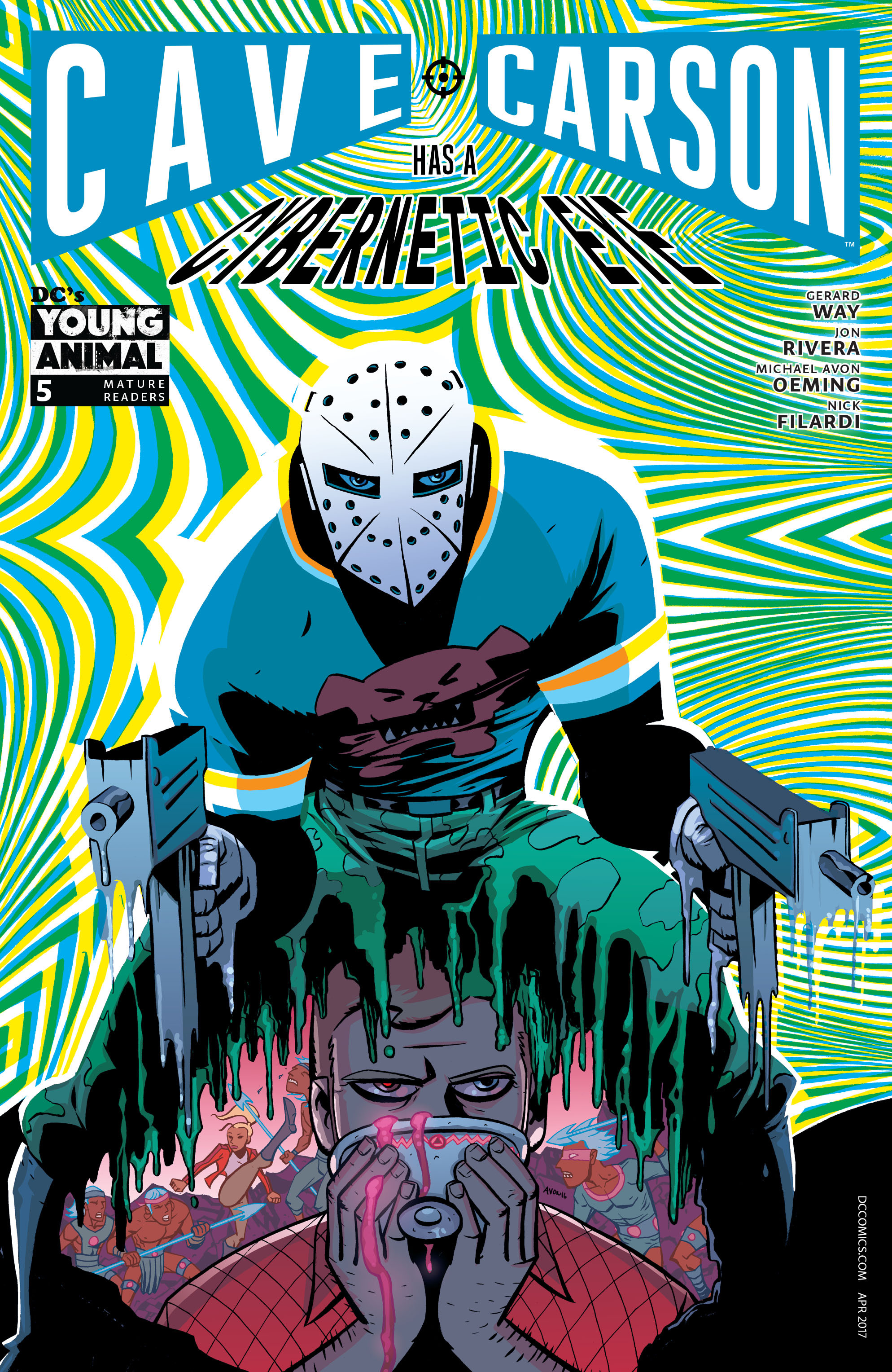 Read online Cave Carson Has a Cybernetic Eye comic -  Issue #5 - 1