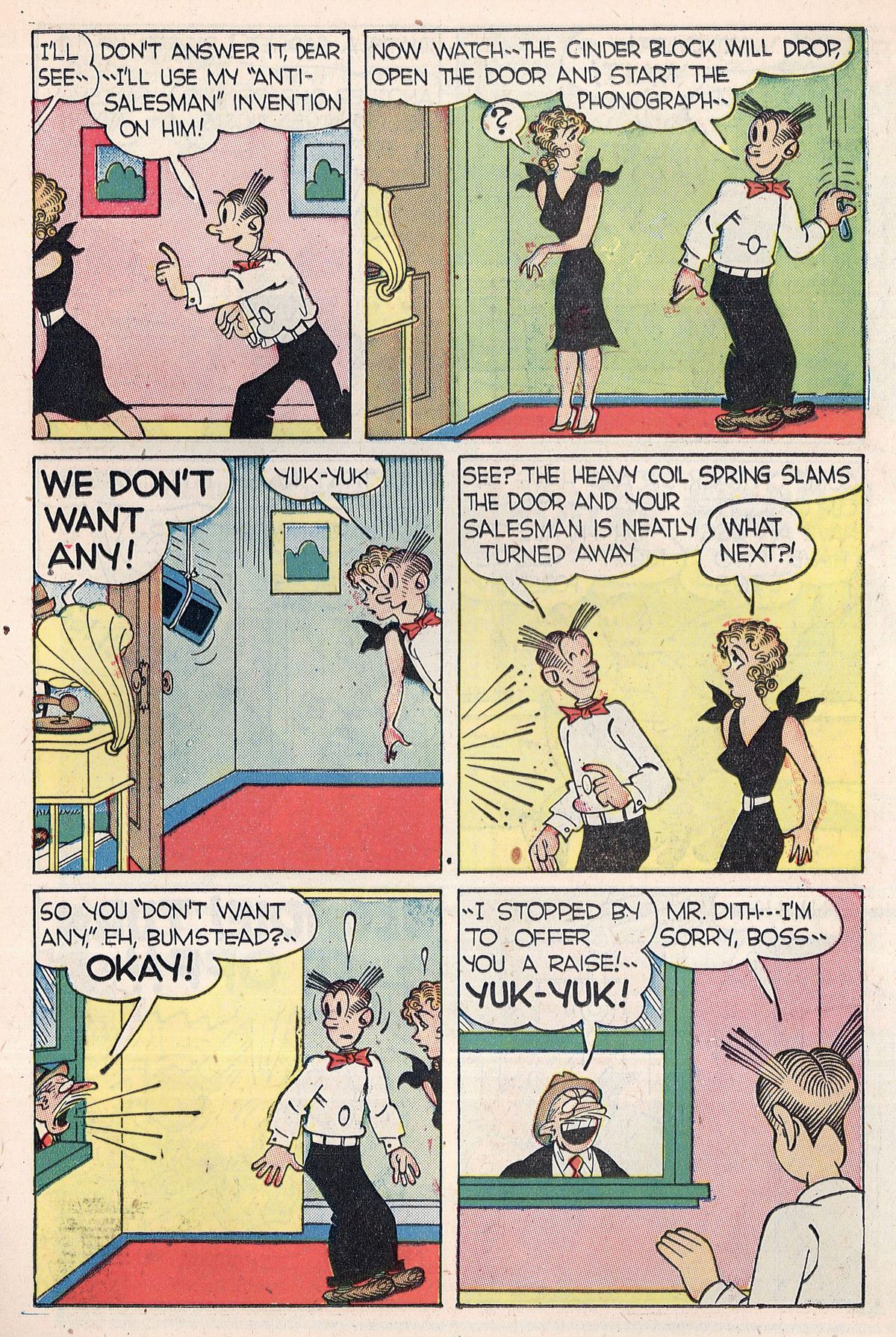 Read online Blondie Comics (1947) comic -  Issue #9 - 15