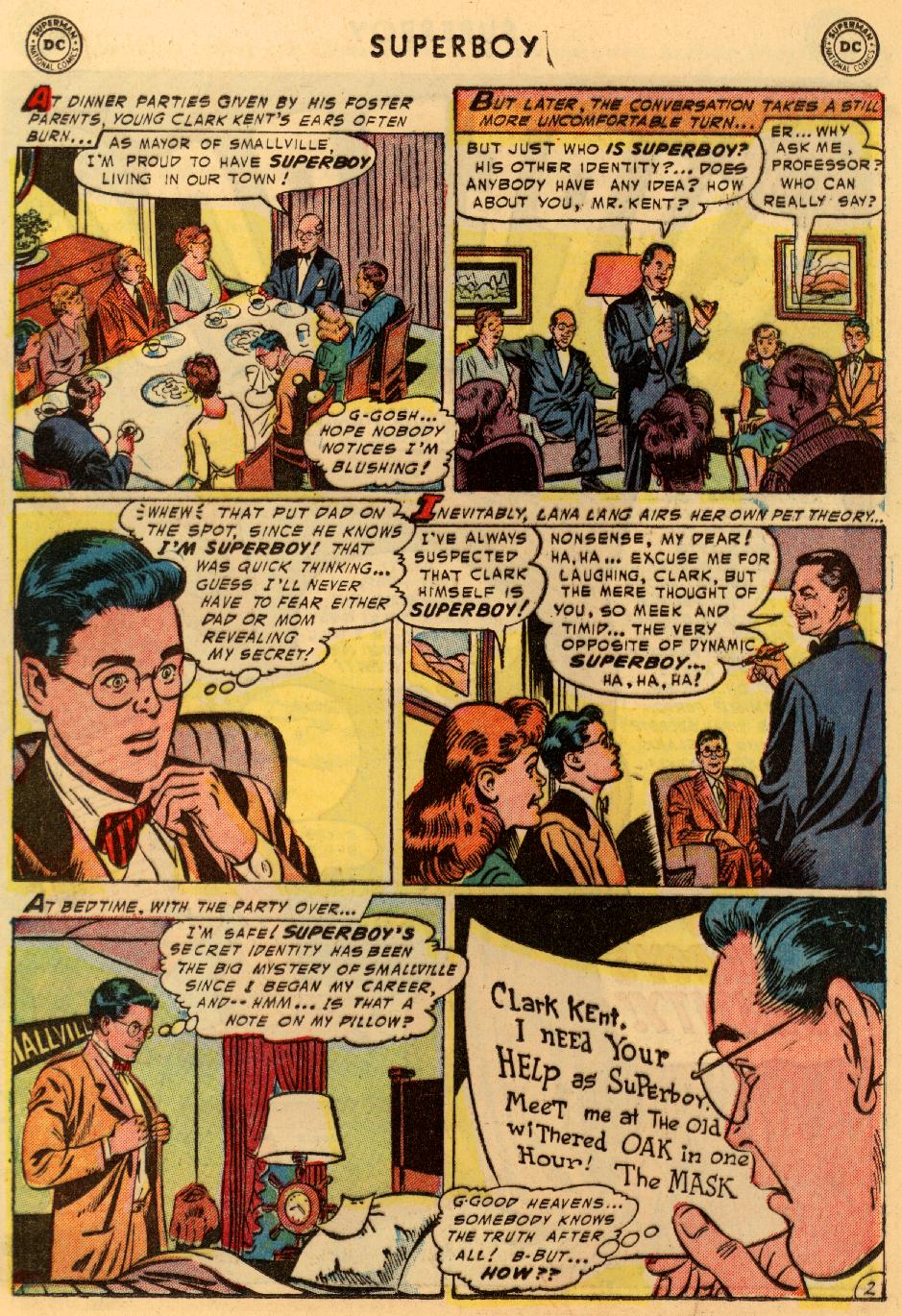 Read online Superboy (1949) comic -  Issue #36 - 27