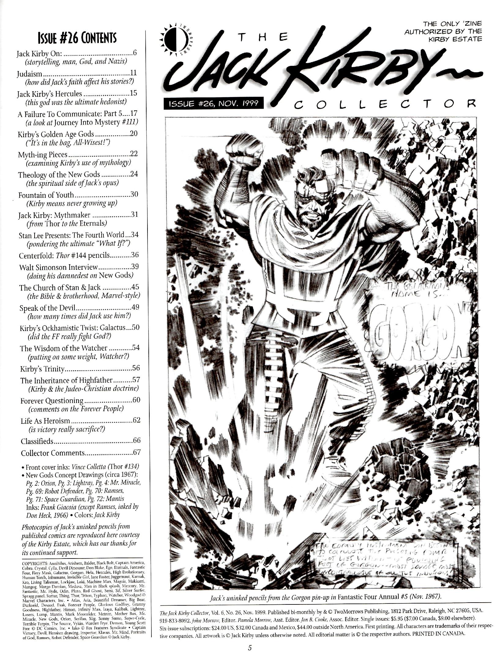Read online The Jack Kirby Collector comic -  Issue #26 - 5