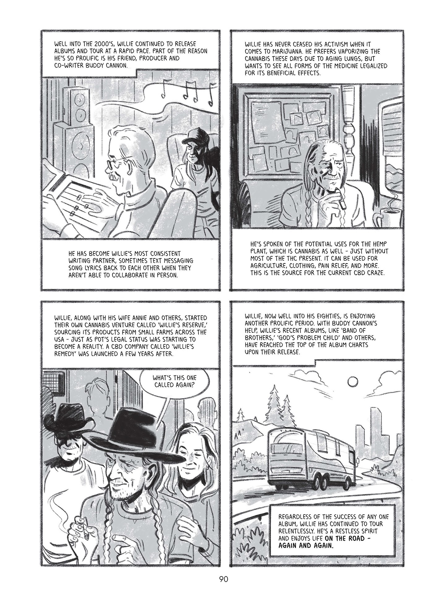 Read online Willie Nelson: A Graphic History comic -  Issue # TPB - 84
