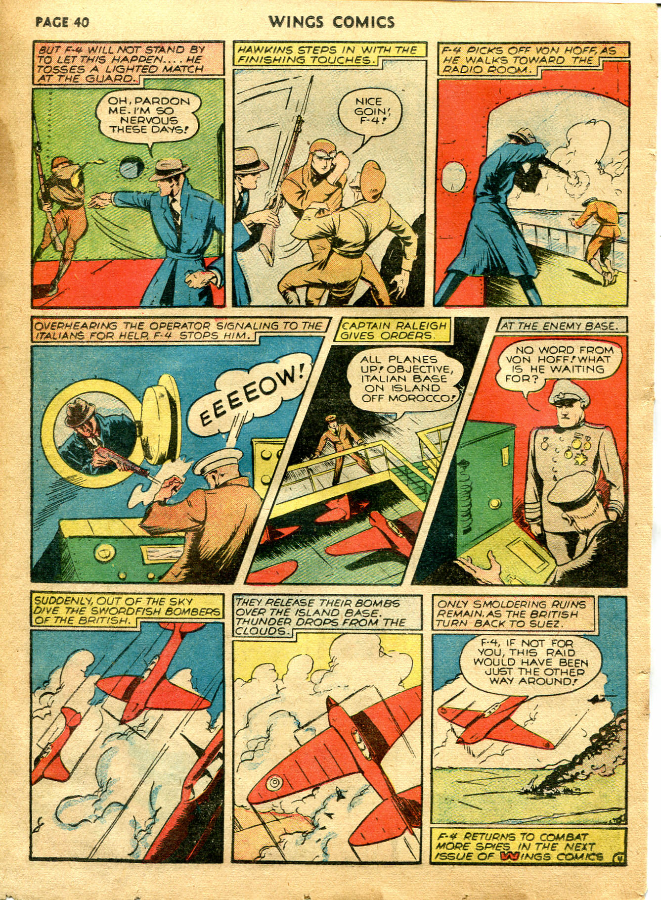 Read online Wings Comics comic -  Issue #5 - 42