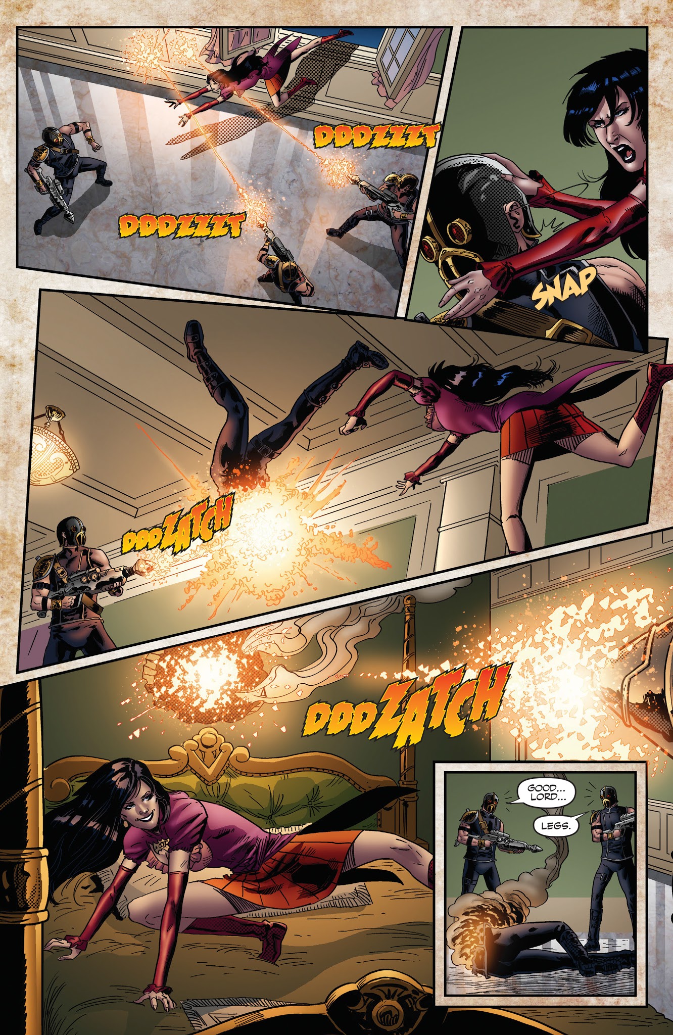 Read online Legenderry: Vampirella comic -  Issue # _TPB - 18