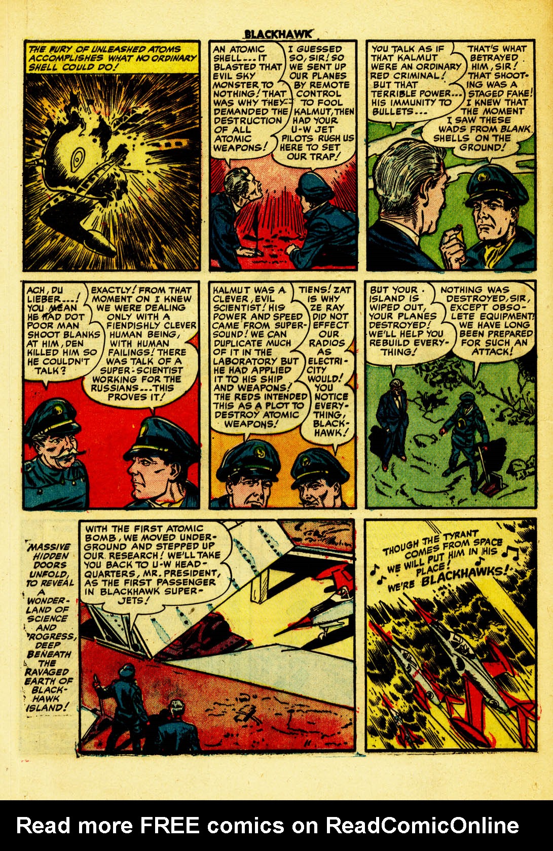 Read online Blackhawk (1957) comic -  Issue #63 - 12