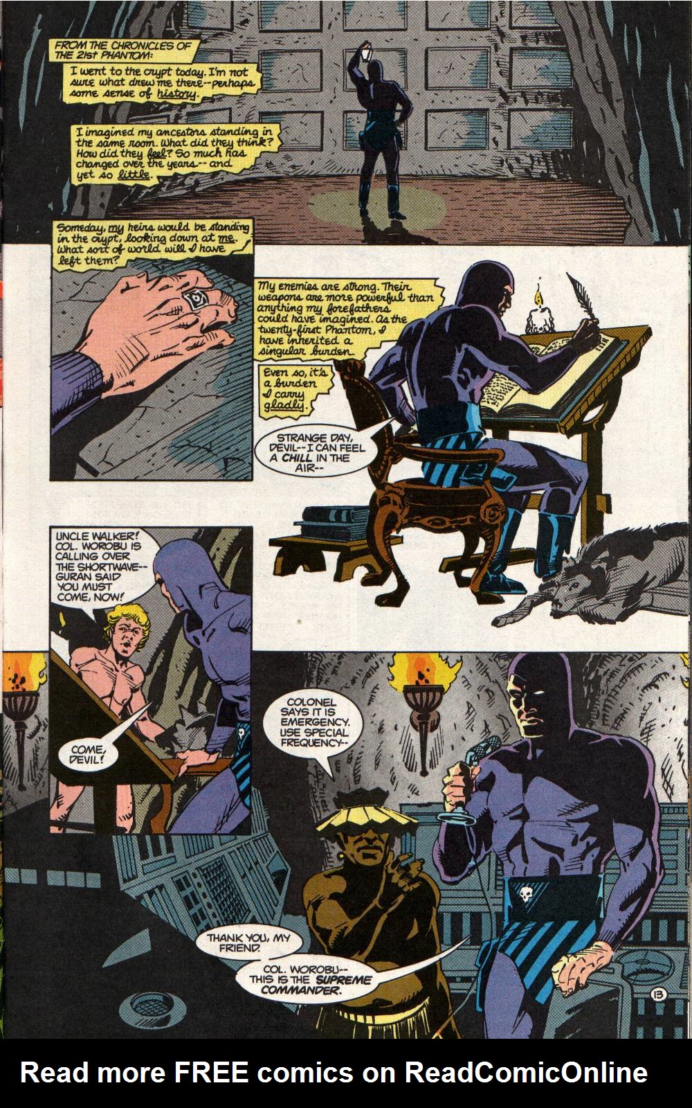 Read online The Phantom (1989) comic -  Issue #1 - 14