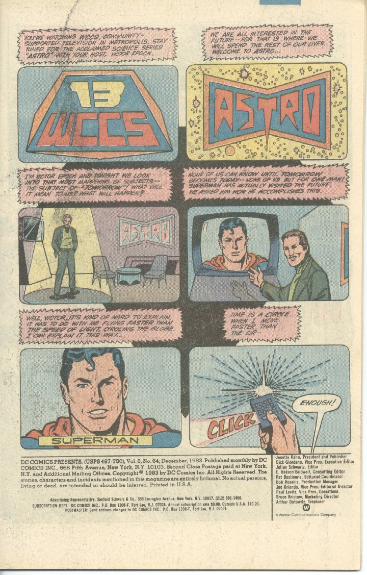 Read online DC Comics Presents comic -  Issue #64 - 2