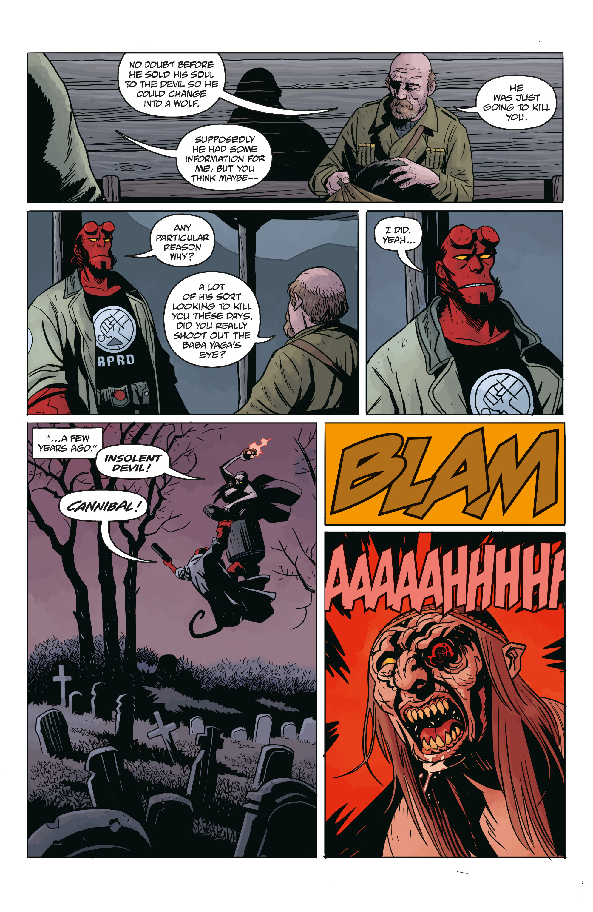 Read online Hellboy and the B.P.R.D.: Long Night at Goloski Station comic -  Issue # Full - 5