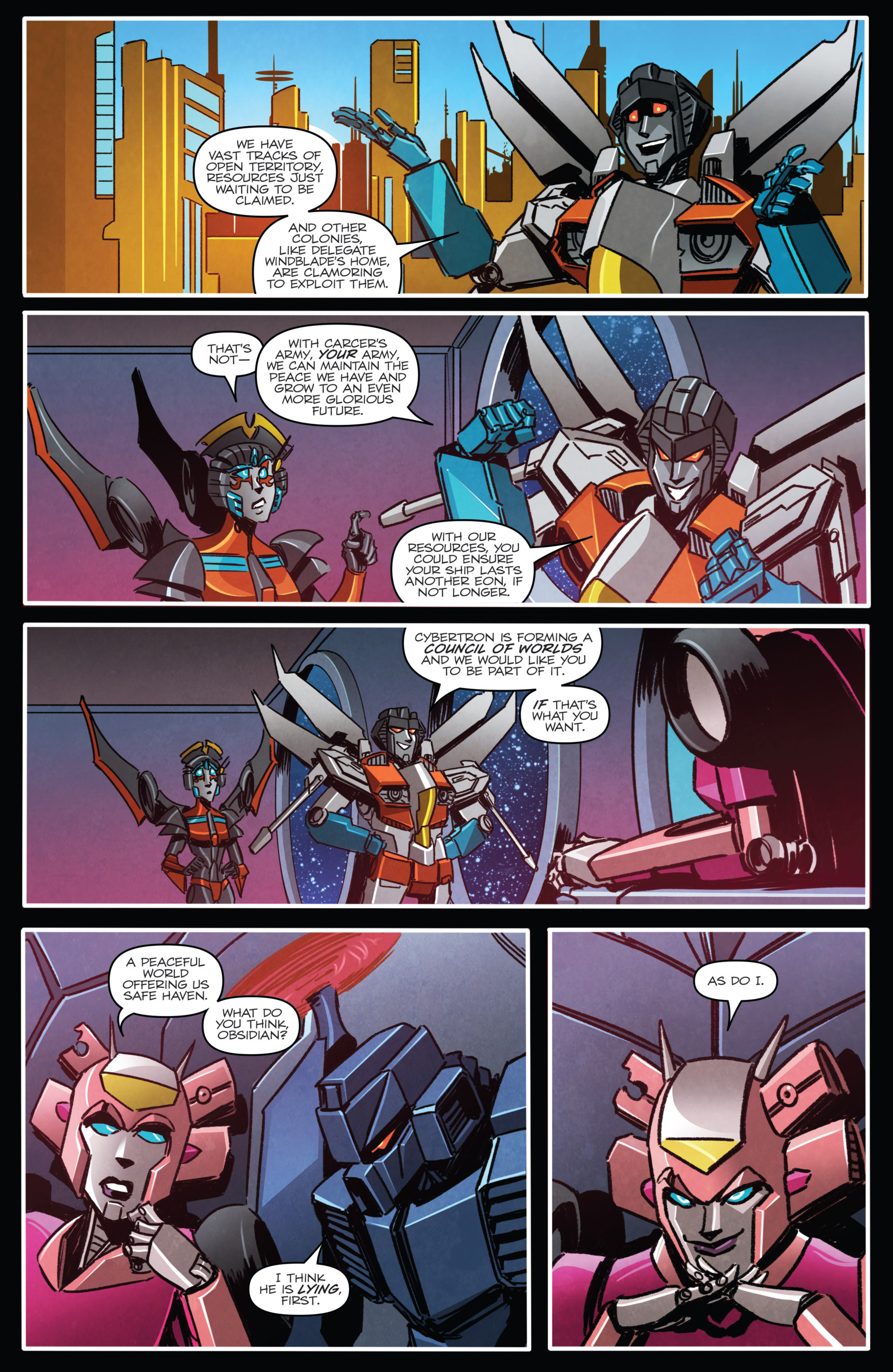 Read online The Transformers: Windblade (2015) comic -  Issue #7 - 18