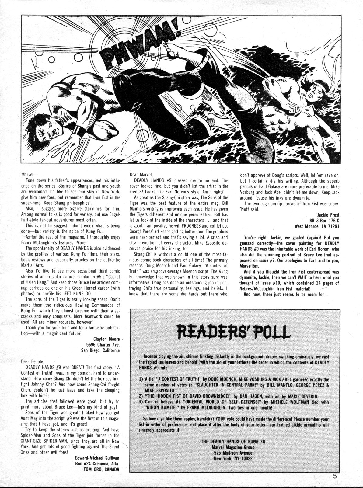 Read online The Deadly Hands of Kung Fu comic -  Issue #12 - 5