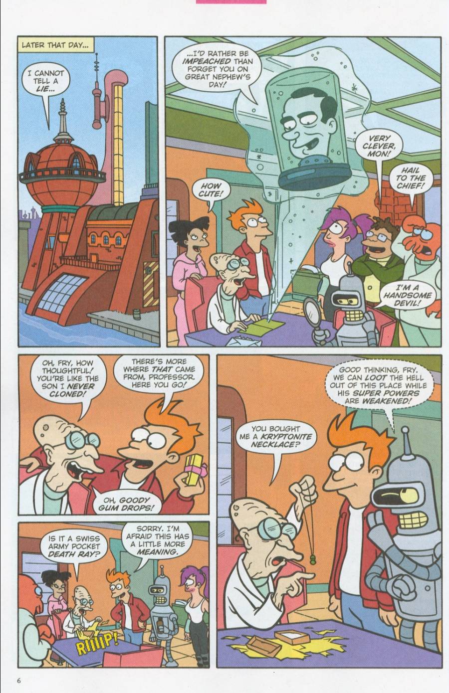 Read online Futurama Comics comic -  Issue #9a - 7