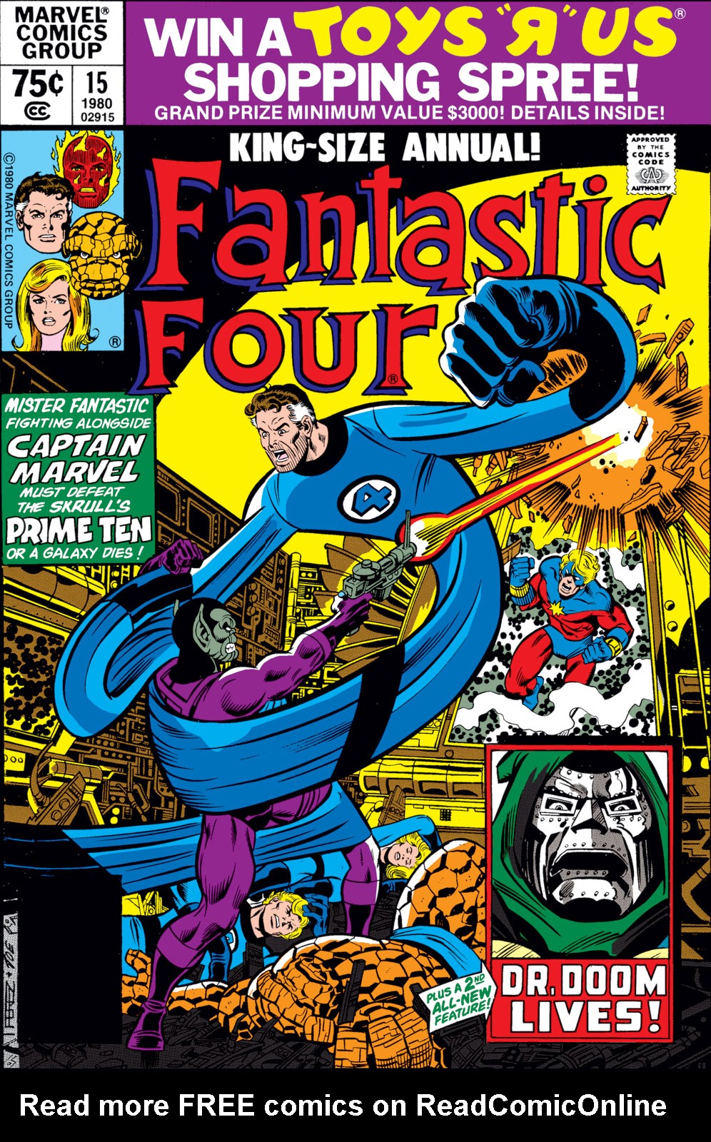 Read online Fantastic Four (1961) comic -  Issue # _Annual 15 - 1