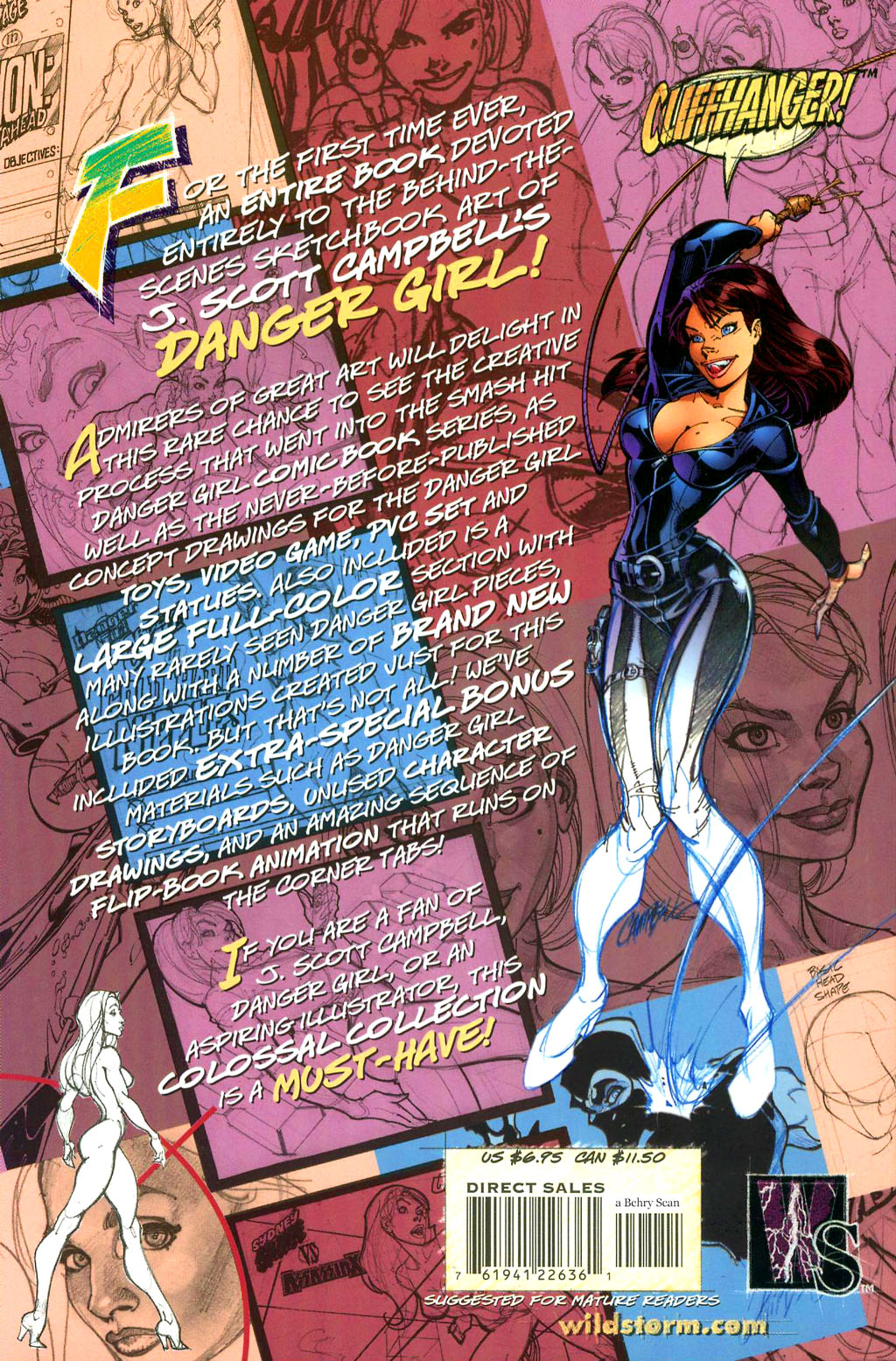 Read online J. Scott Campbell's Danger Girl Sketchbook comic -  Issue # Full - 39