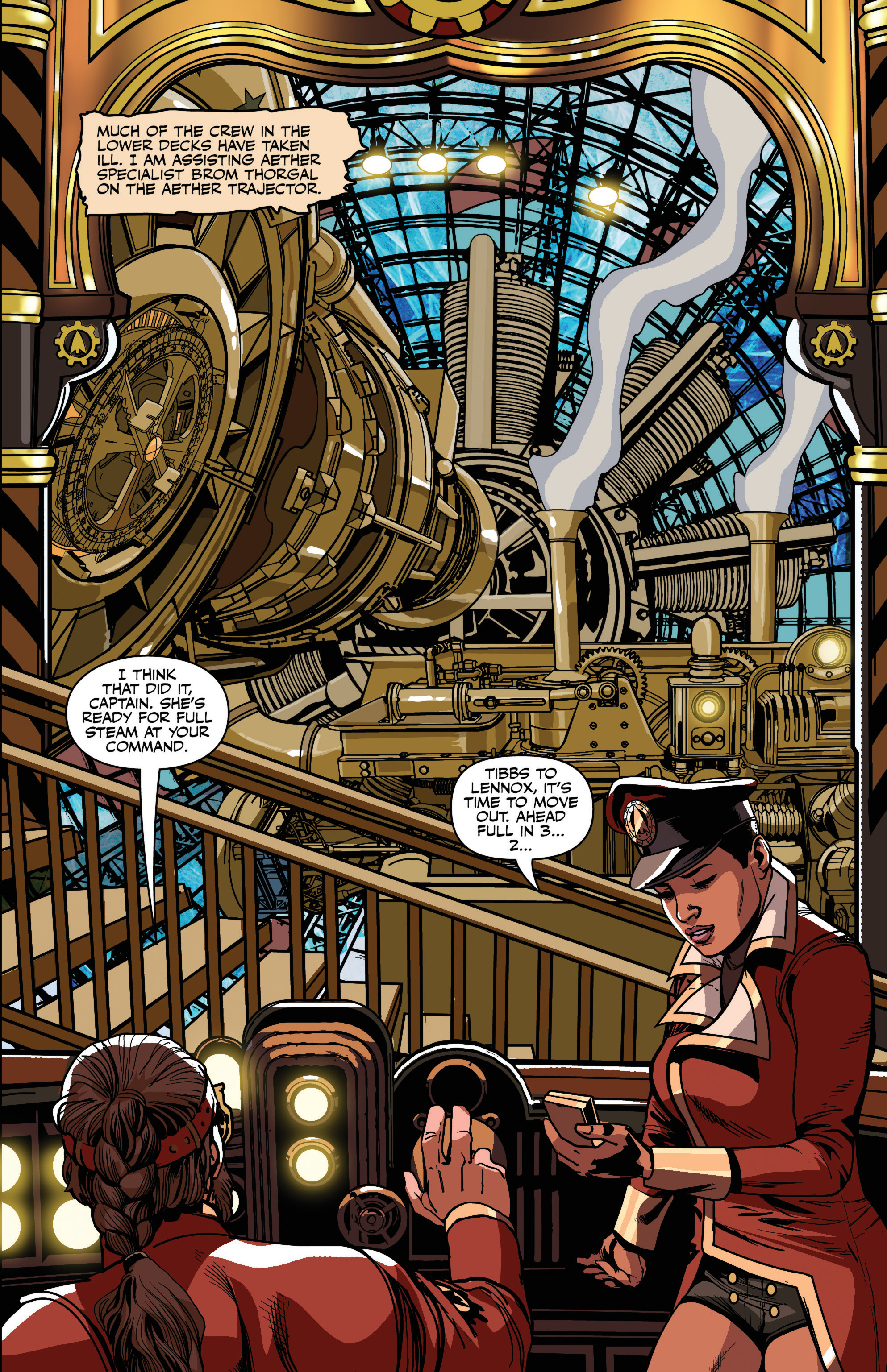 Read online Airship Enterprise: The Infernal Machine comic -  Issue #3 - 7