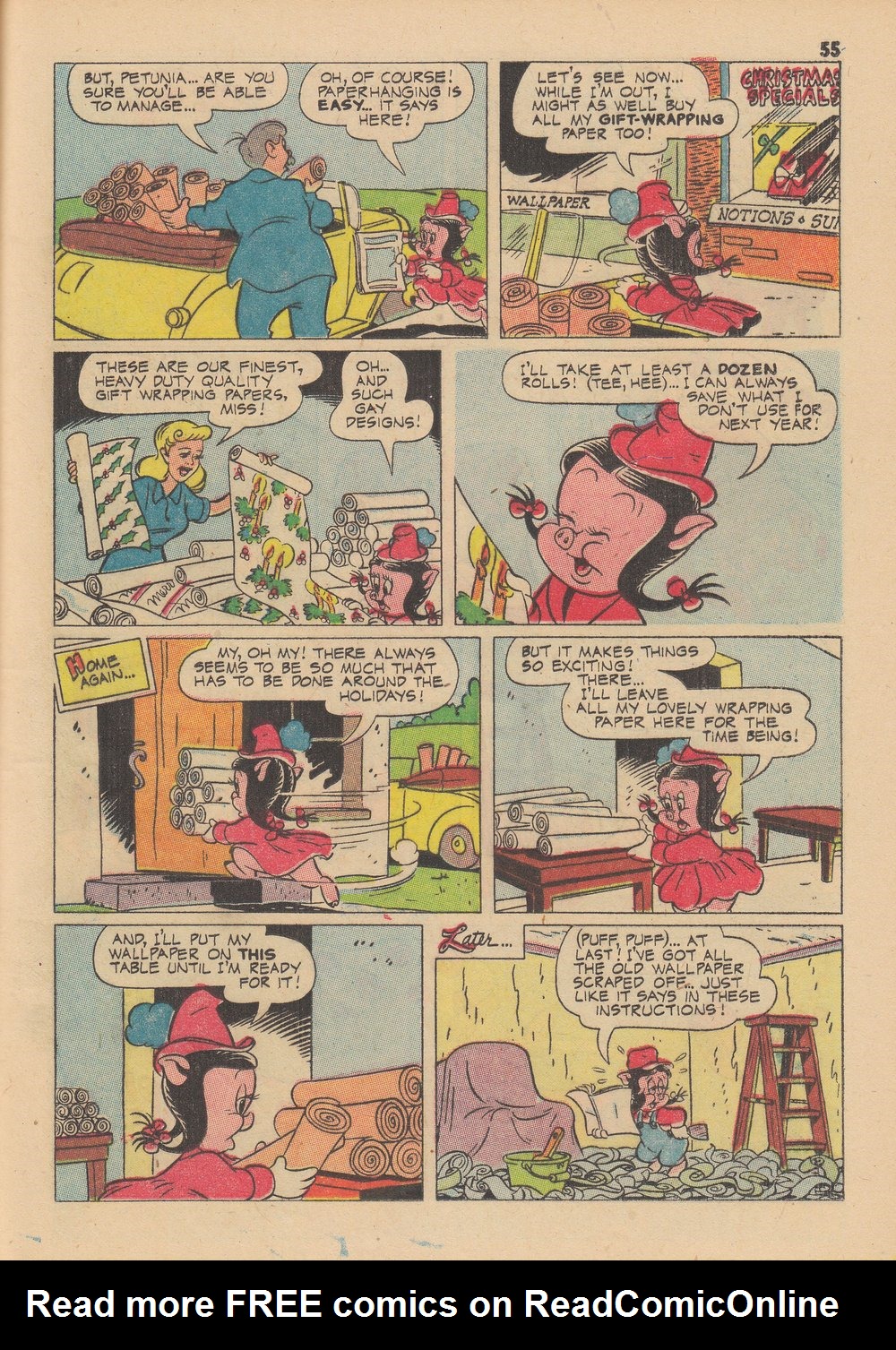 Read online Bugs Bunny's Christmas Funnies comic -  Issue # TPB 2 - 57